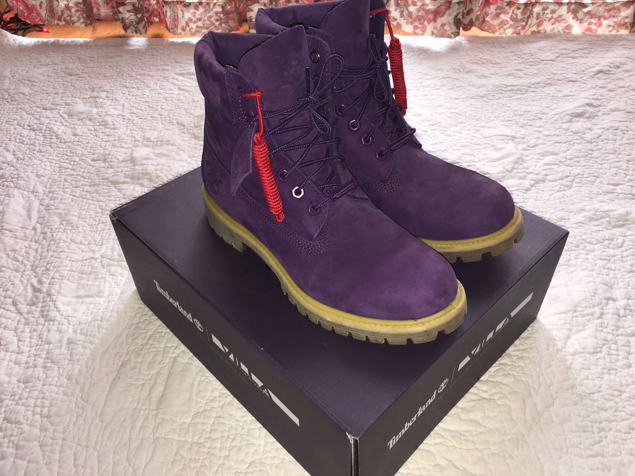 Purple diamond timberlands on sale