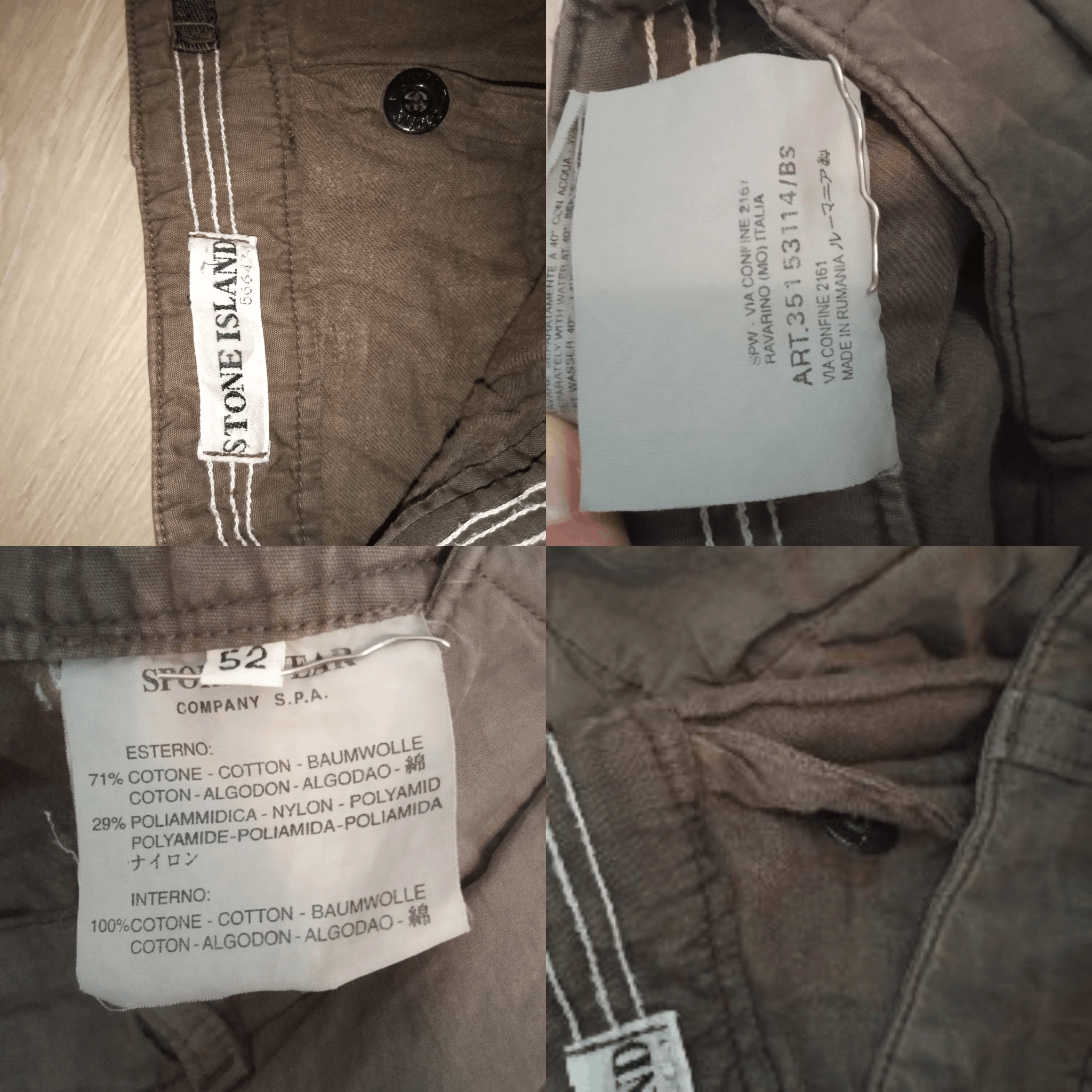 Massimo Osti Vintage Stone Island Nylon Pants Size US 34 / EU 50 - 11 Thumbnail