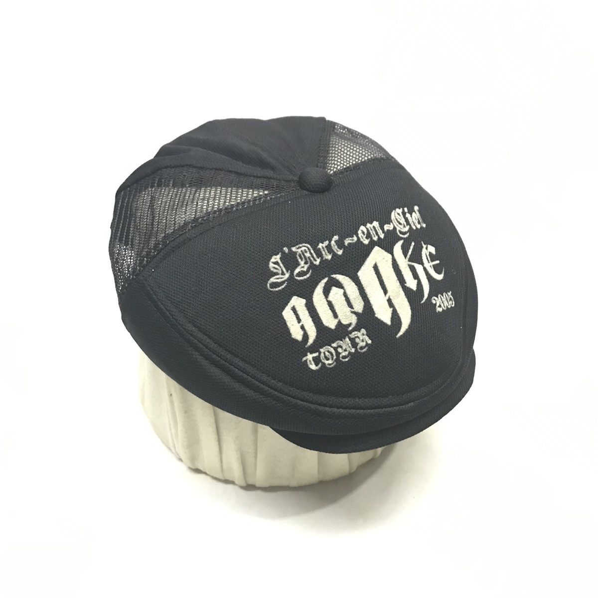 Japanese Brand L'Arc-en-Ciel Awake Tour Album 2005 Half Mesh Hats Caps Size ONE SIZE - 6 Thumbnail