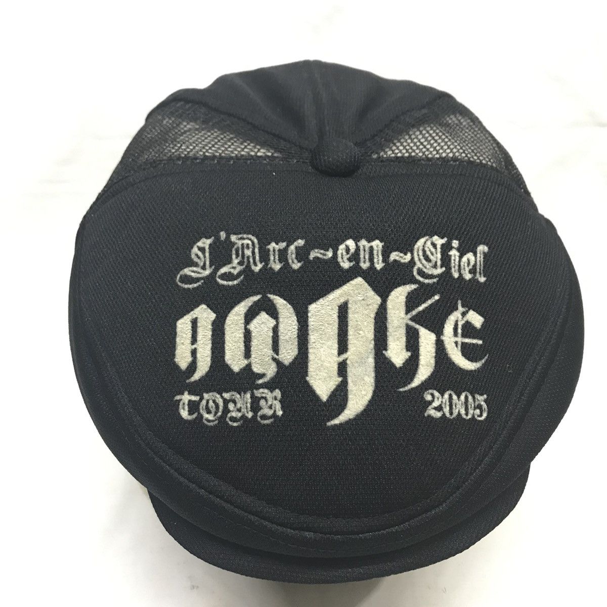 Japanese Brand L'Arc-en-Ciel Awake Tour Album 2005 Half Mesh Hats Caps Size ONE SIZE - 4 Thumbnail