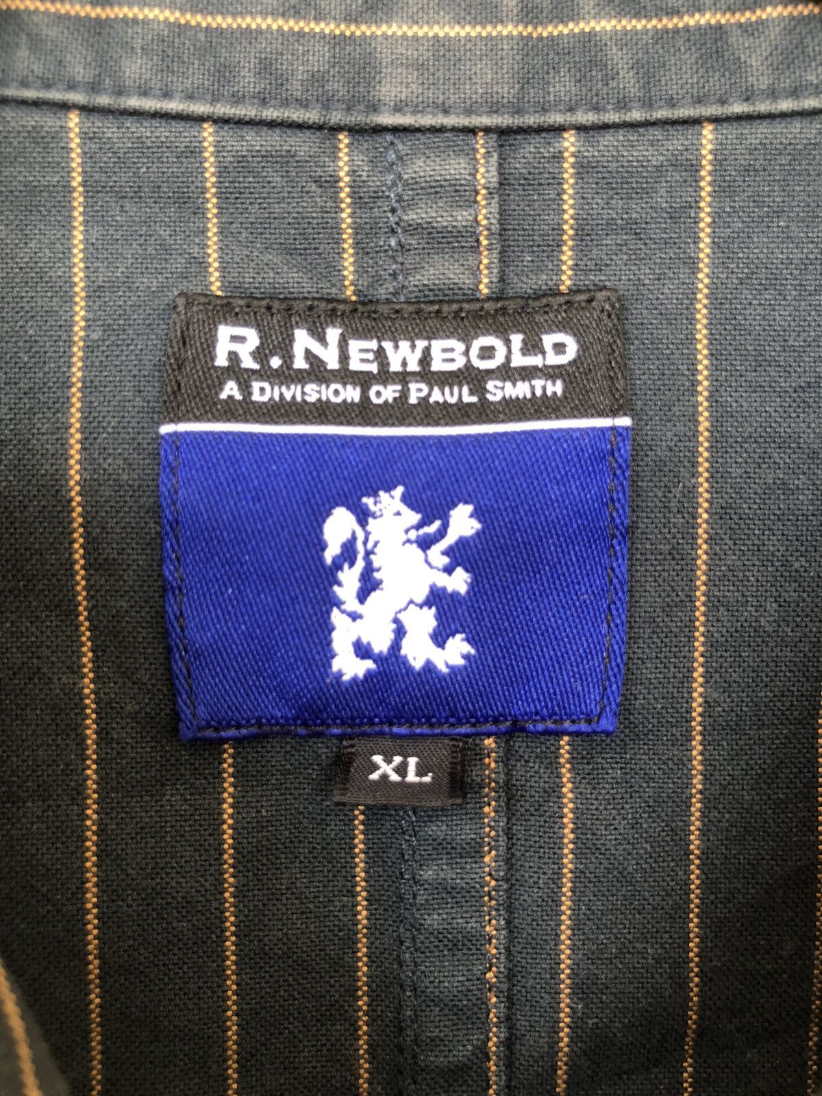 Beams Plus × Paul Smith × R.Newbold R.Newbold 🏴󠁧󠁢󠁥󠁮󠁧󠁿 Wabash Striped Officer Herringbone Jacket Size US M / EU 48-50 / 2 - 6 Thumbnail