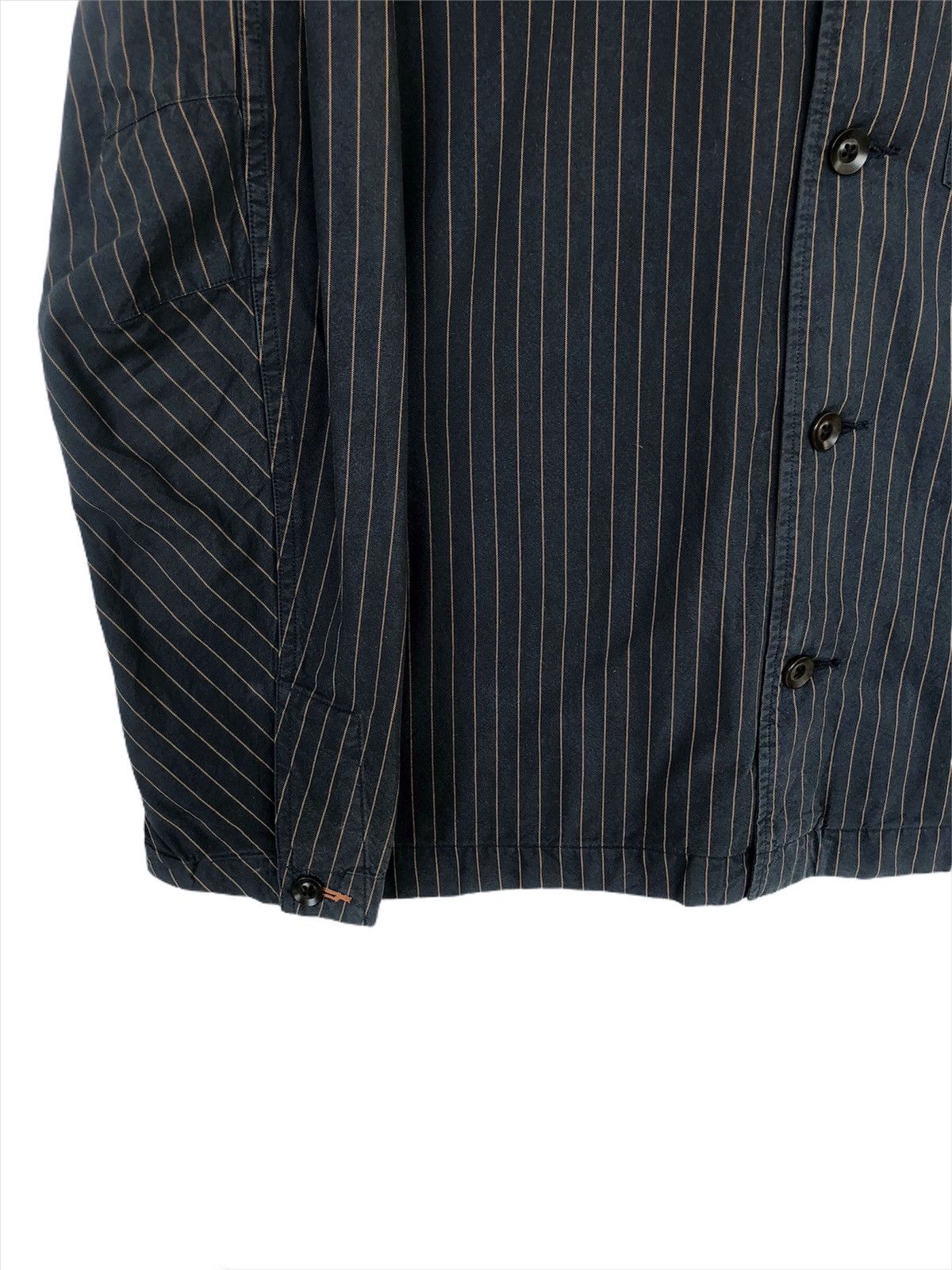 Beams Plus × Paul Smith × R.Newbold R.Newbold 🏴󠁧󠁢󠁥󠁮󠁧󠁿 Wabash Striped Officer Herringbone Jacket Size US M / EU 48-50 / 2 - 3 Thumbnail
