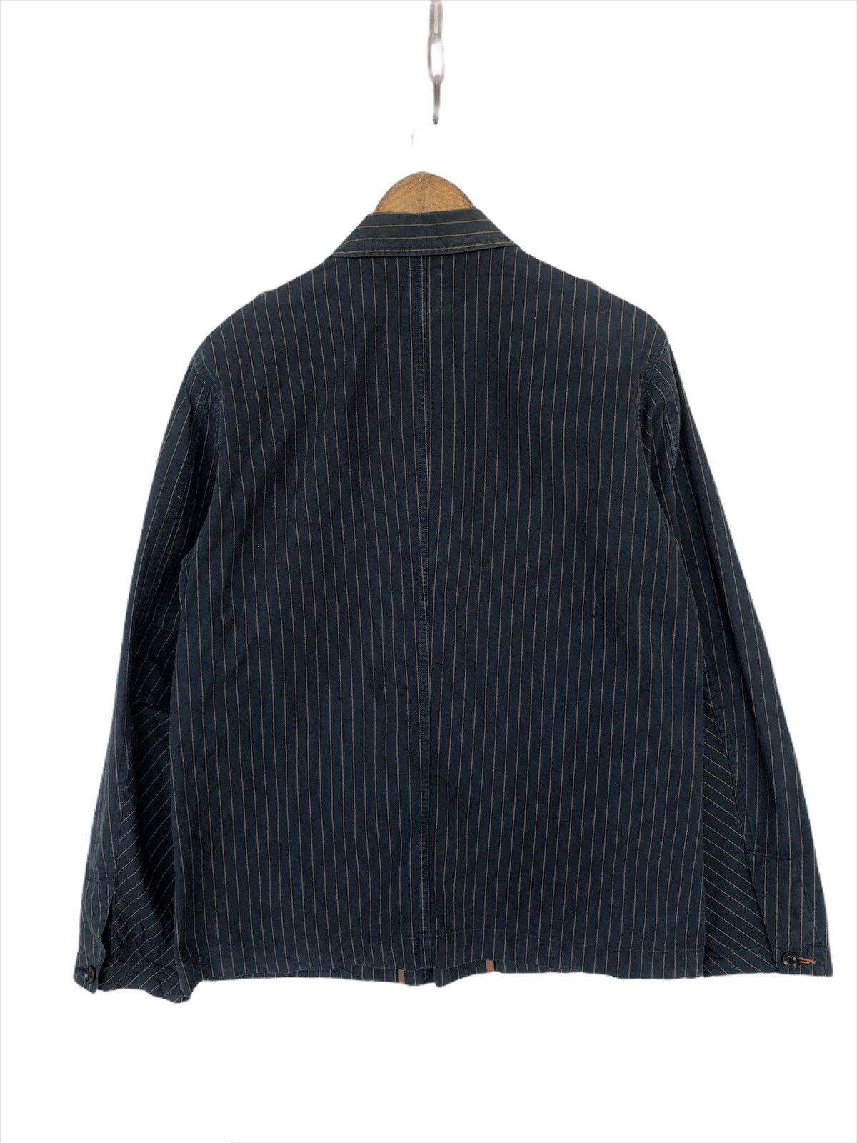 Beams Plus × Paul Smith × R.Newbold R.Newbold 🏴󠁧󠁢󠁥󠁮󠁧󠁿 Wabash Striped Officer Herringbone Jacket Size US M / EU 48-50 / 2 - 5 Thumbnail
