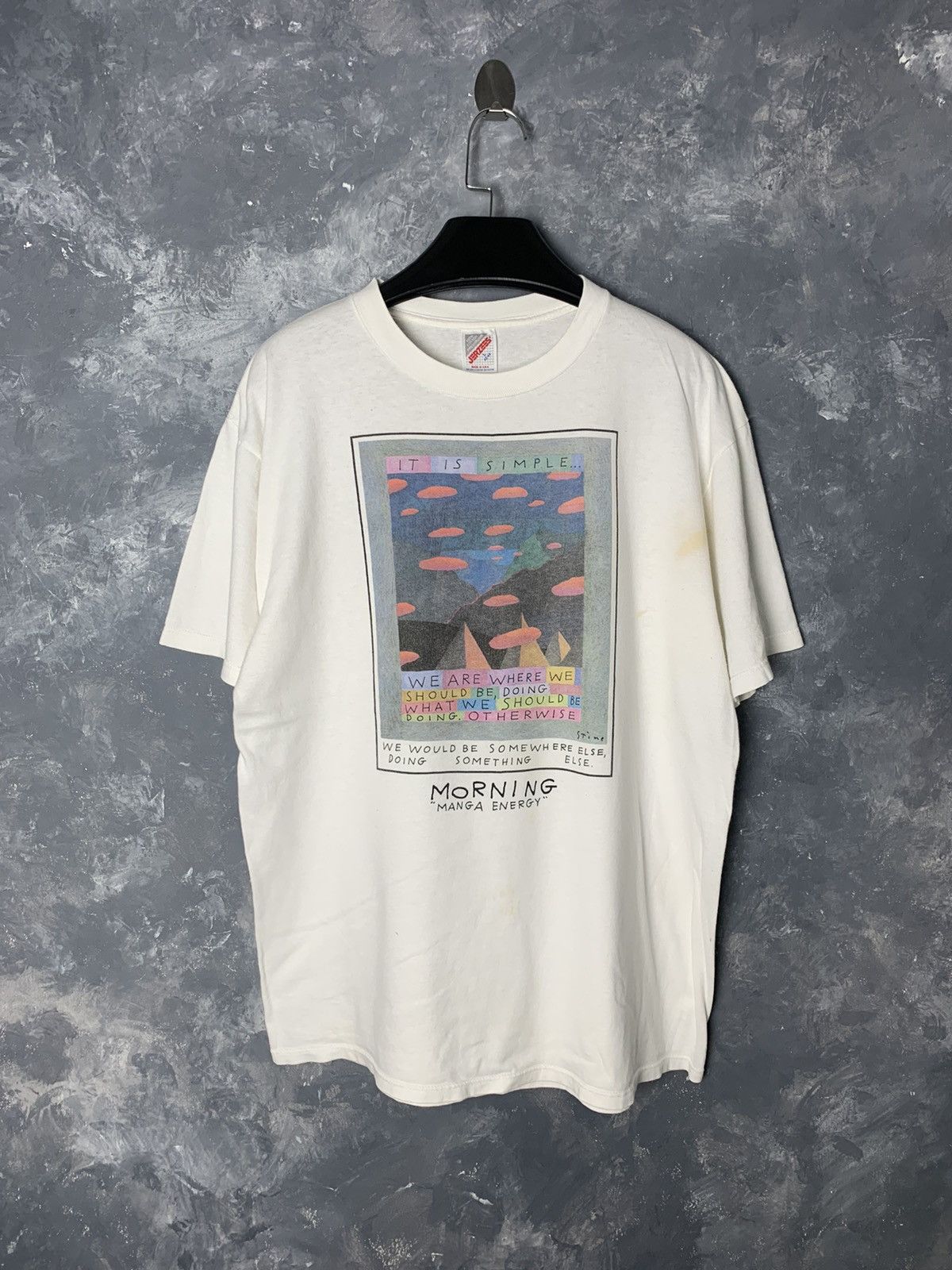Richard Stine art t-shirt 90's vintage-
