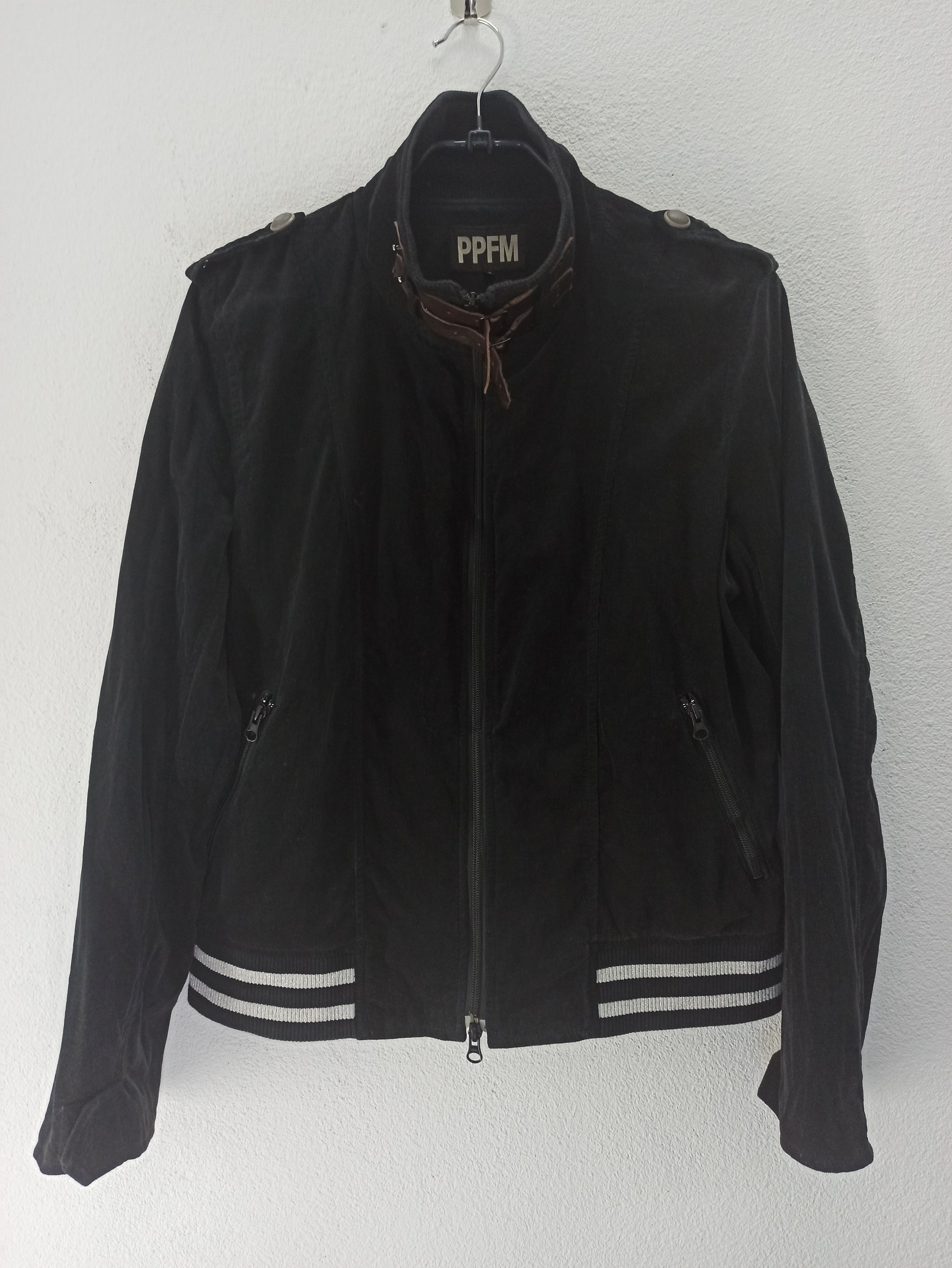 Vintage PPFM Light Velvet Corduroy Zip Jacket