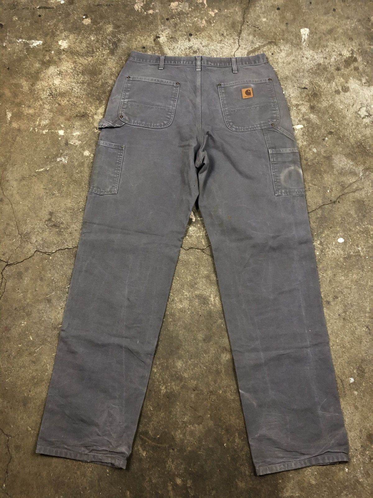 Vintage Carhartt Double Knee Work Pants 34x36 Faded Distressed Size US 34 / EU 50 - 2 Preview