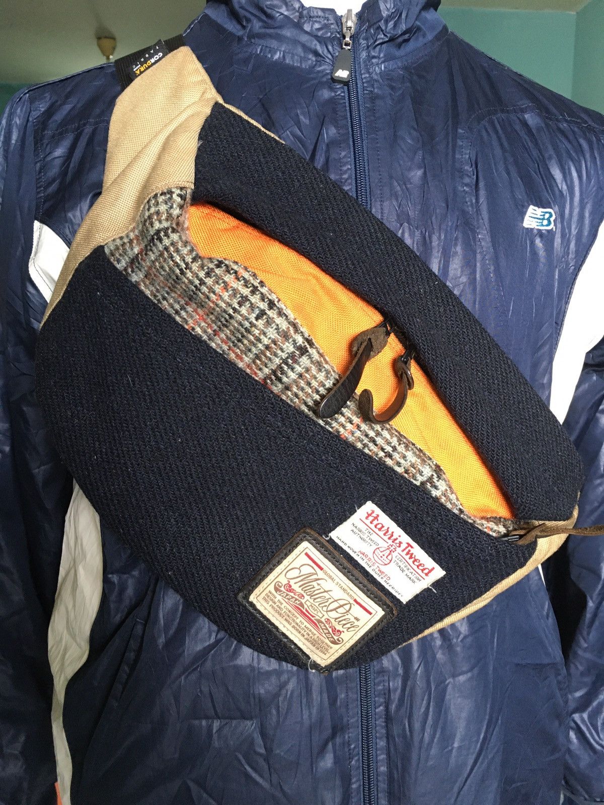 MasterPiece Cross body masterpiece x harris tweed Size ONE SIZE - 1 Thumbnail