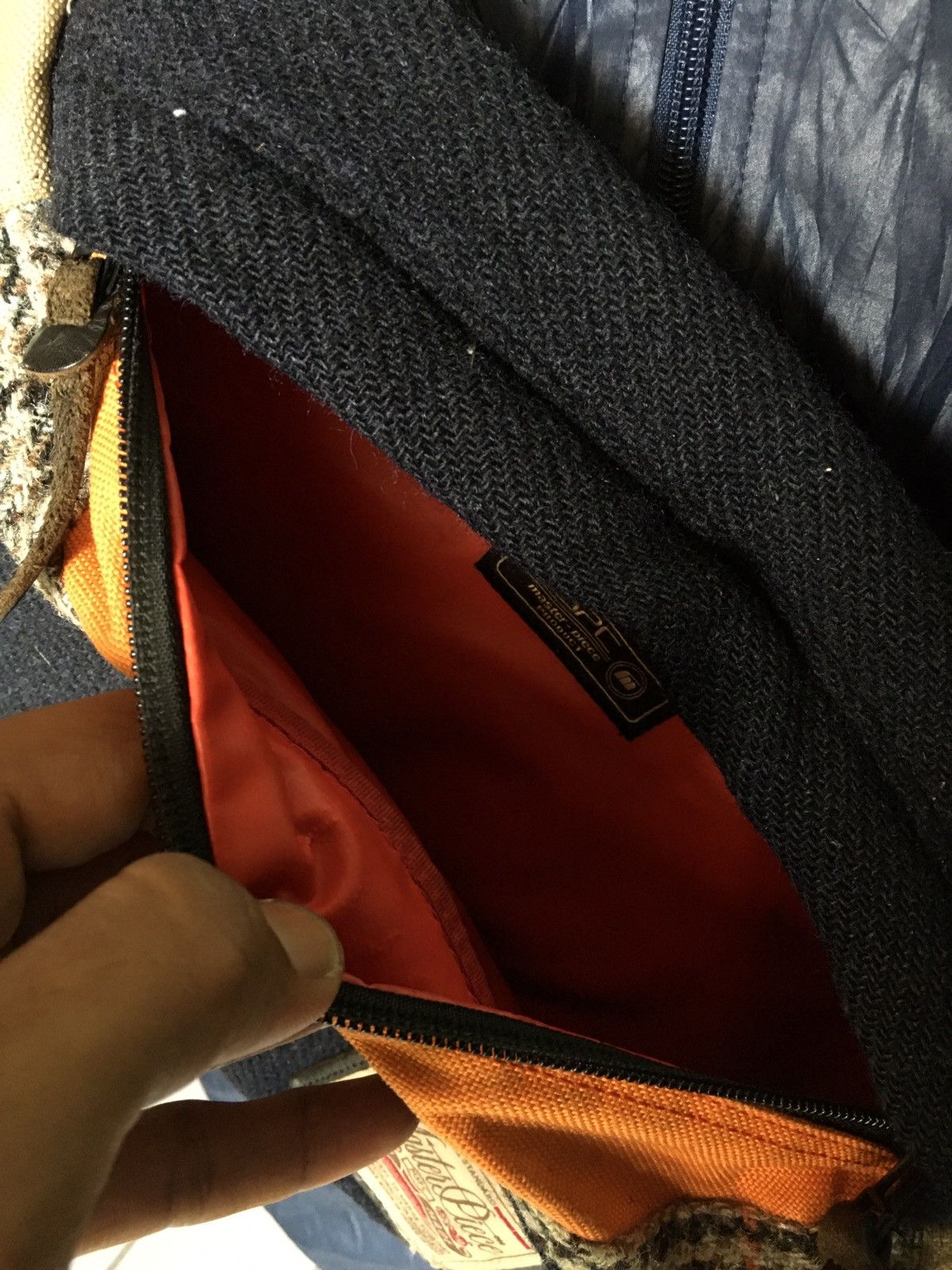 MasterPiece Cross body masterpiece x harris tweed Size ONE SIZE - 7 Thumbnail