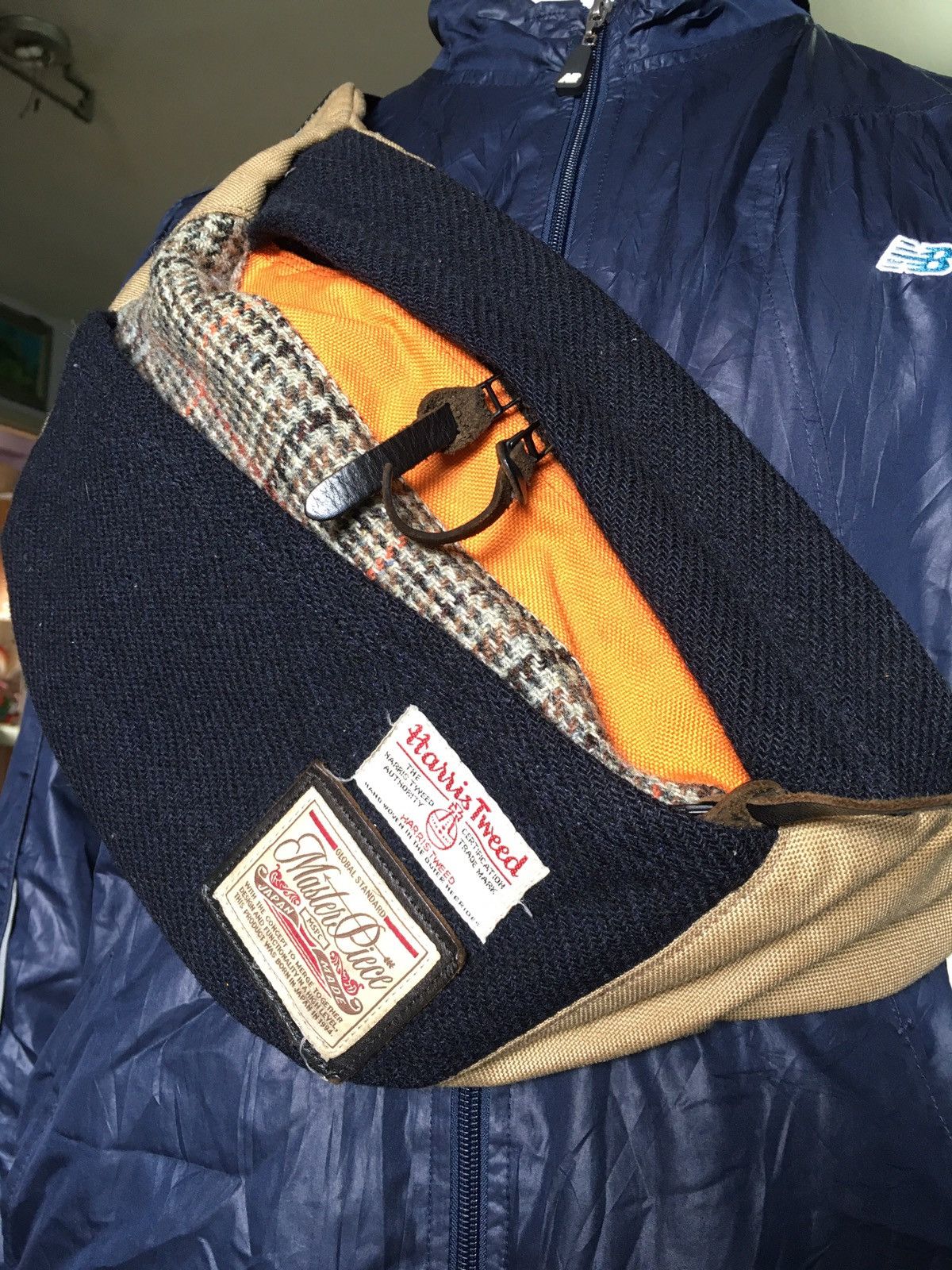 MasterPiece Cross body masterpiece x harris tweed Size ONE SIZE - 2 Thumbnail