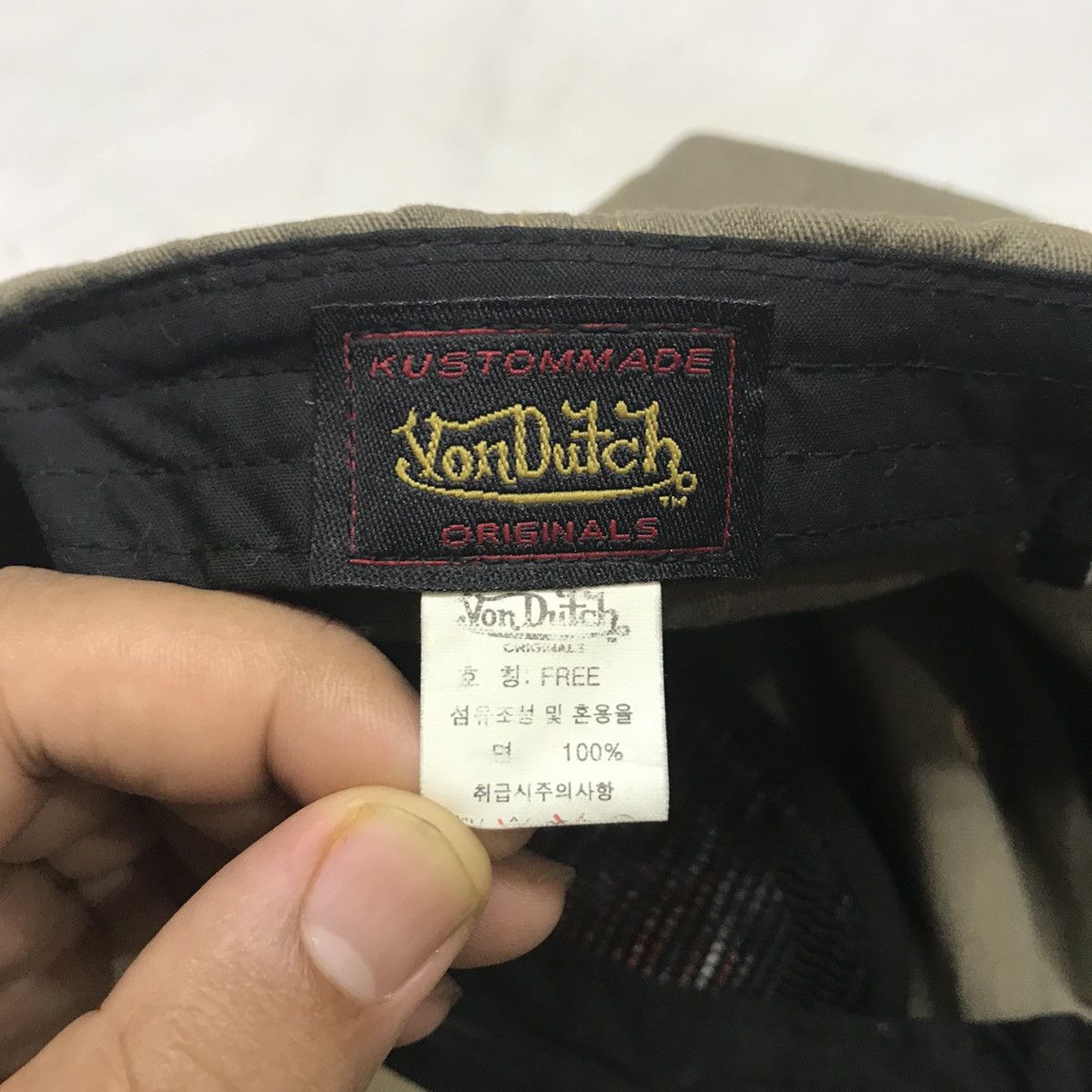 Von Dutch Von Dutch 32 Distressed Hats Caps Size ONE SIZE - 7 Thumbnail