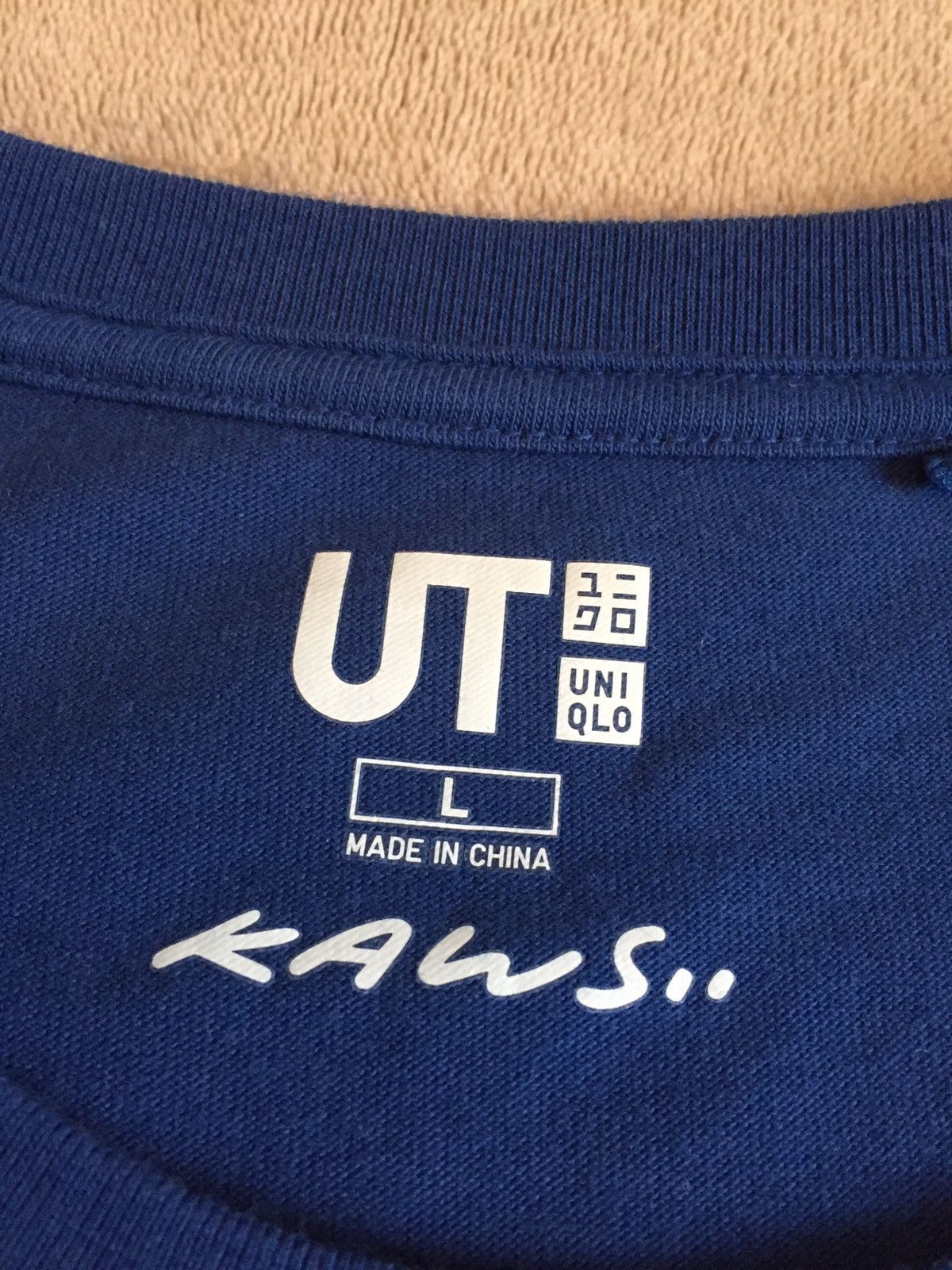 Kaws × Uniqlo Companion Blue Tee Size US L / EU 52-54 / 3 - 4 Thumbnail