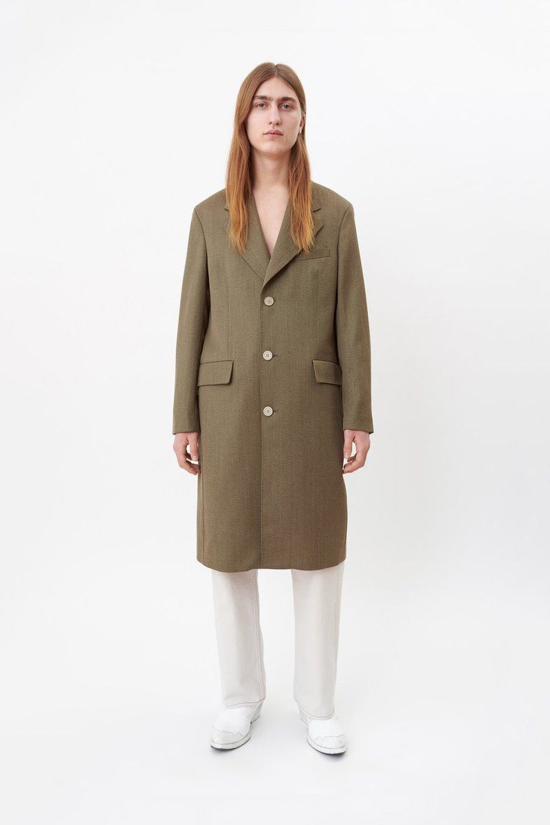ジャケット・アウター our legacy dolphin coat Our Legacy - Dolphin Coat Black Heavy Melton