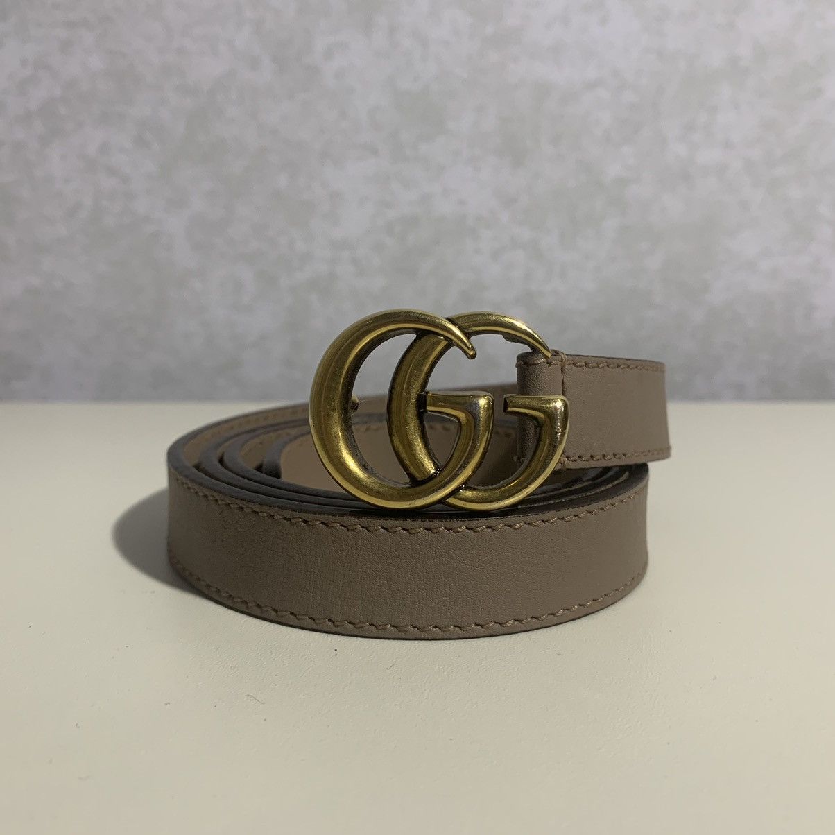 Gucci Leather GG Belt 409417 AP00T | Grailed