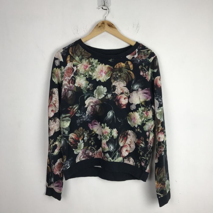 Japanese Brand Monki sweatshirt full print design | Grailed