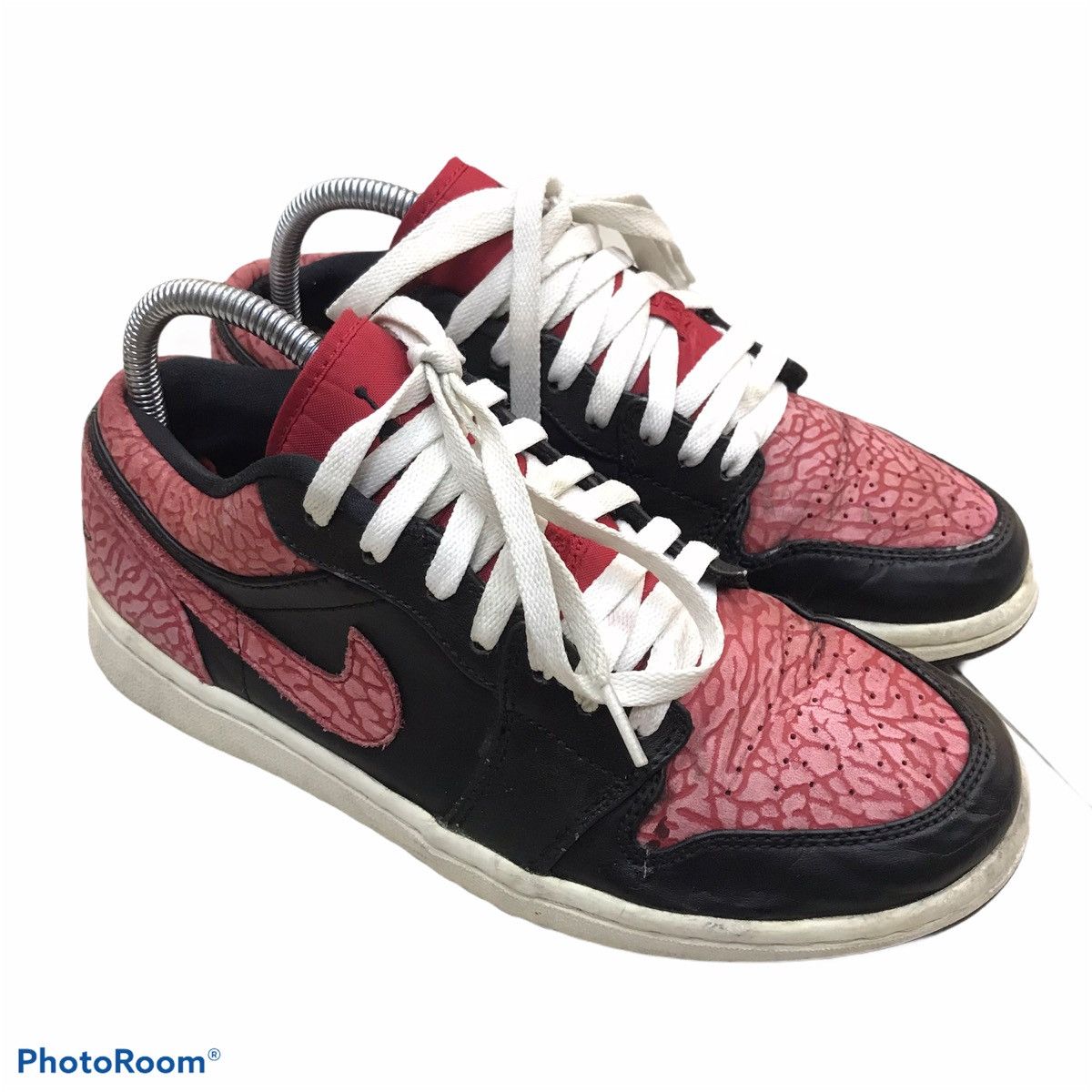 Nike Air Jordan 1 Retro Low Bred Elephant print Grailed