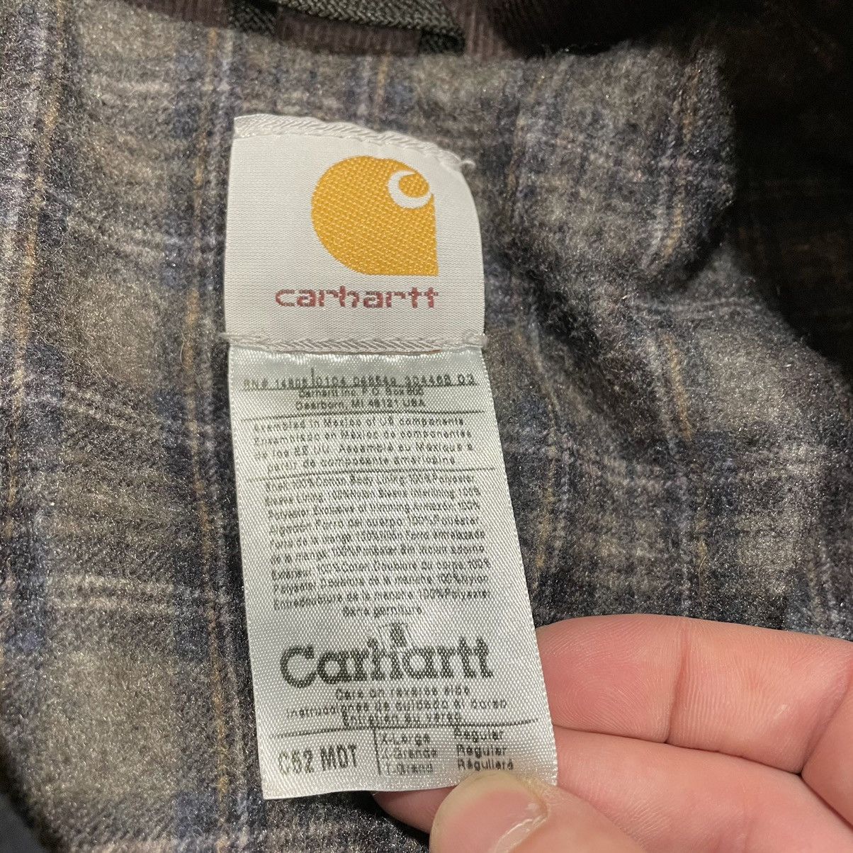 Carhartt × Vintage 90’s Carhartt Blanket Lined Barn Coat Size US XL / EU 56 / 4 - 3 Thumbnail
