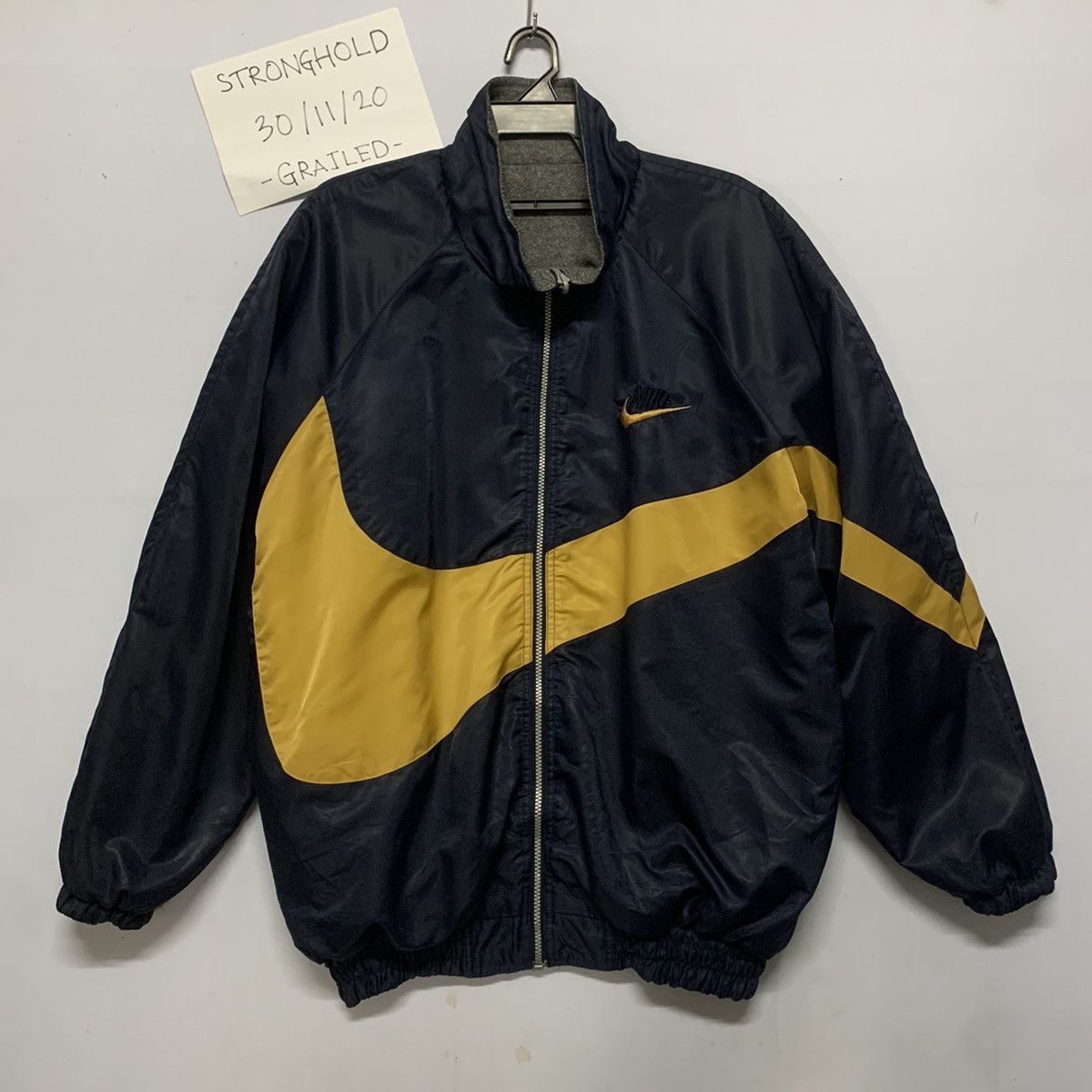 Nike × Sports Specialties × Vintage 💥RARE!! Vintage Nike Swoosh Reversable Sportswear Jacket Size US XL / EU 56 / 4 - 2 Thumbnail