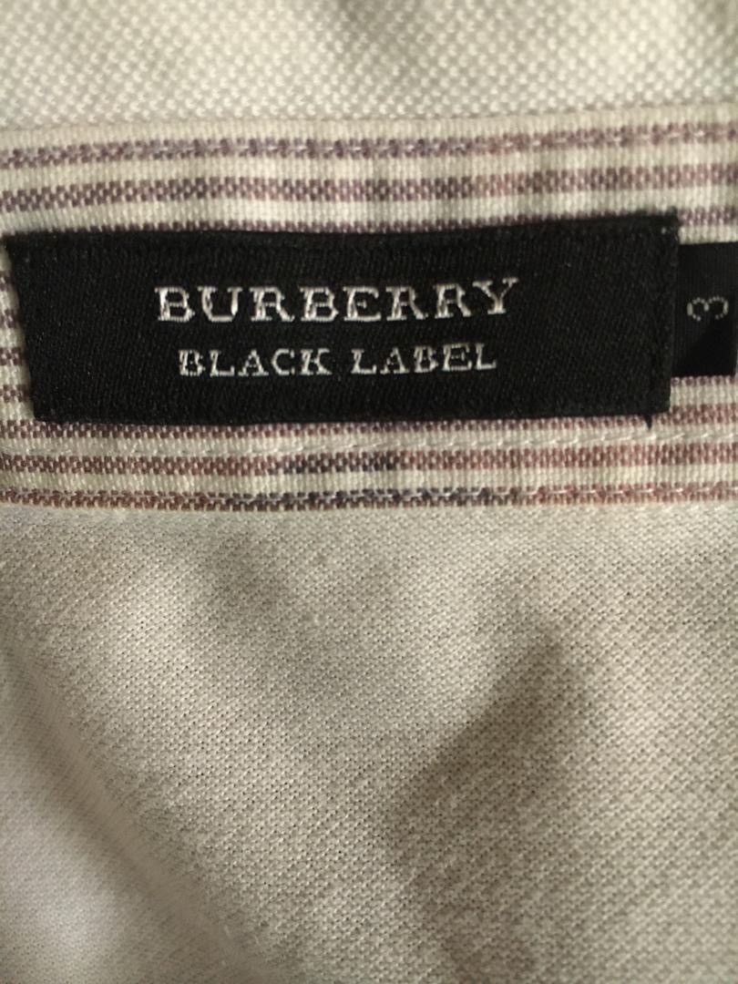 【Digtal】BURBERRY BLACKLABEL Digtal】BURBERRY BLACKLABEL Burberry Black Label Embroidery Logo