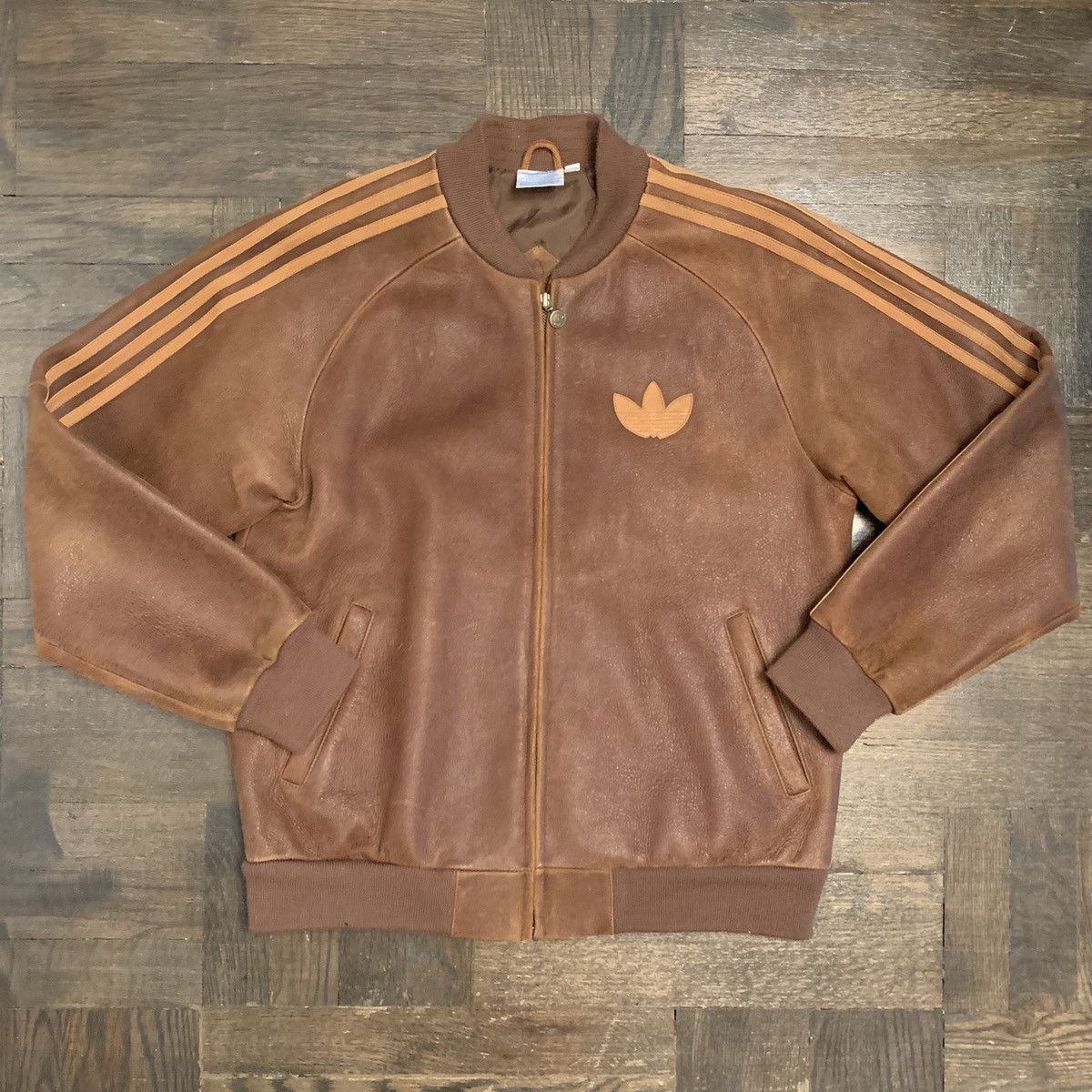 Adidas a15 leather jacket online