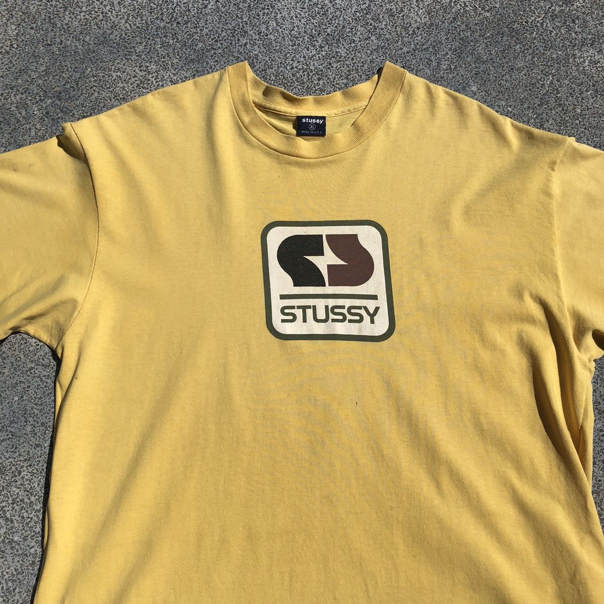 Vintage Vintage 90s Stussy box logo Shirt | Grailed