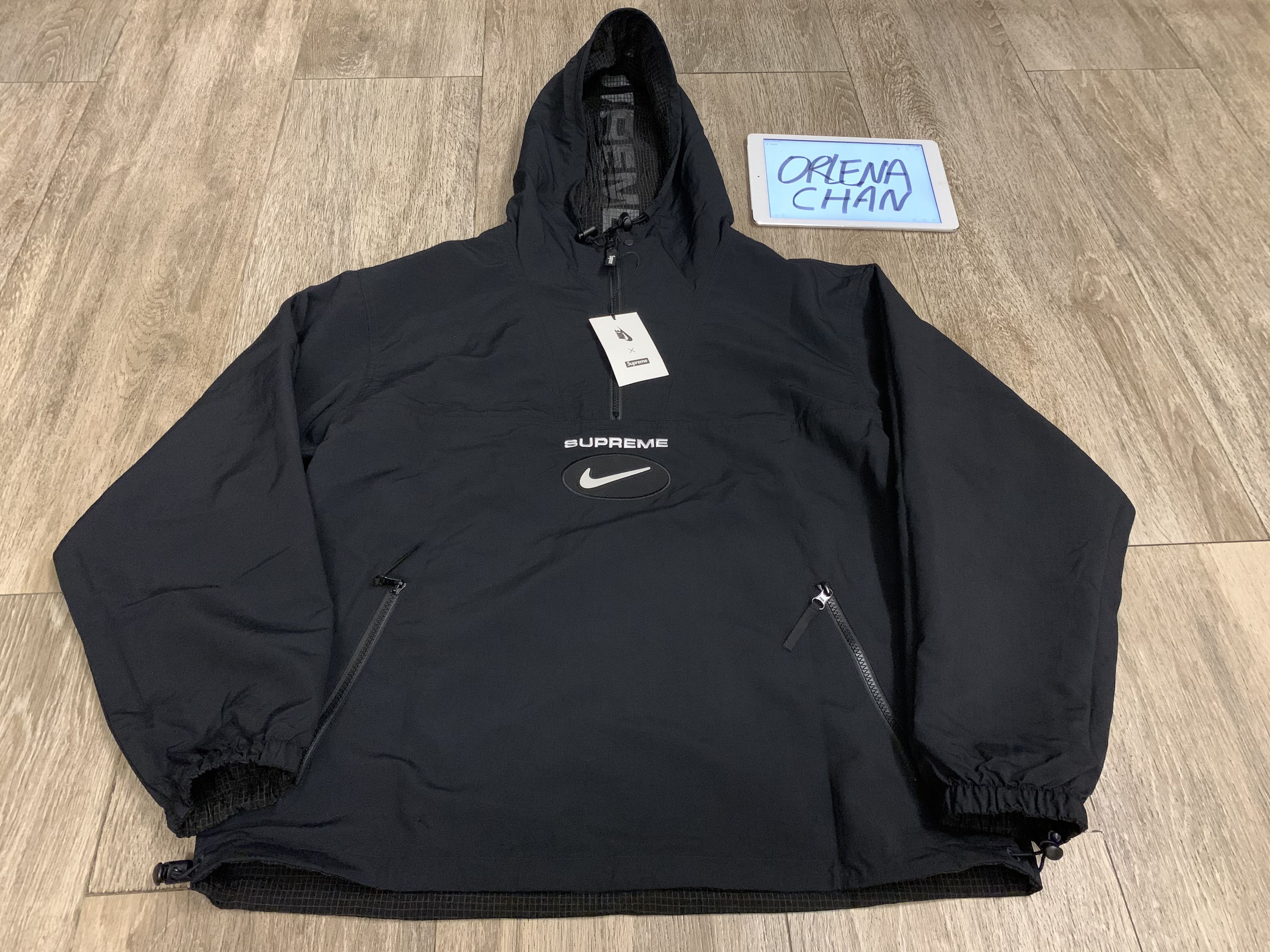 Supreme Supreme Nike Jewel Reversible Ripstop Anorak Black | Grailed