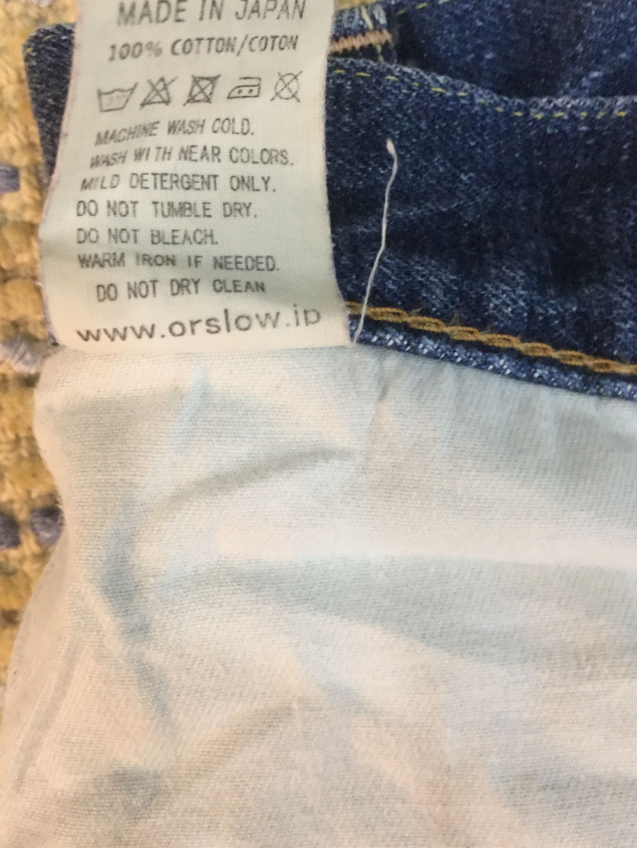 Japanese Brand JAPANESE BRAND ORSLOW DENIM LOT 107 MADE IN JAPAN Size US 31 - 11 Thumbnail