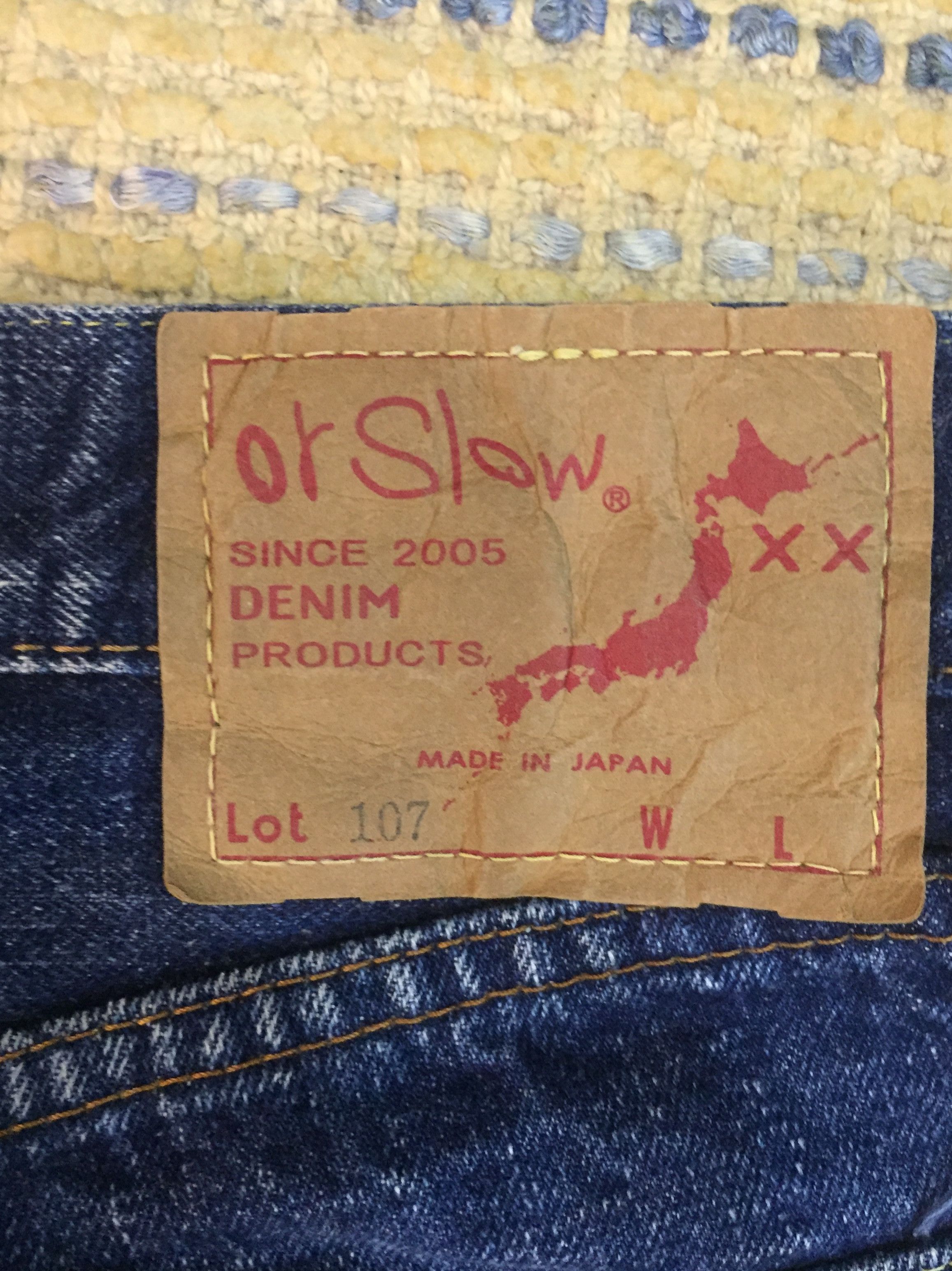 Japanese Brand JAPANESE BRAND ORSLOW DENIM LOT 107 MADE IN JAPAN Size US 31 - 13 Thumbnail