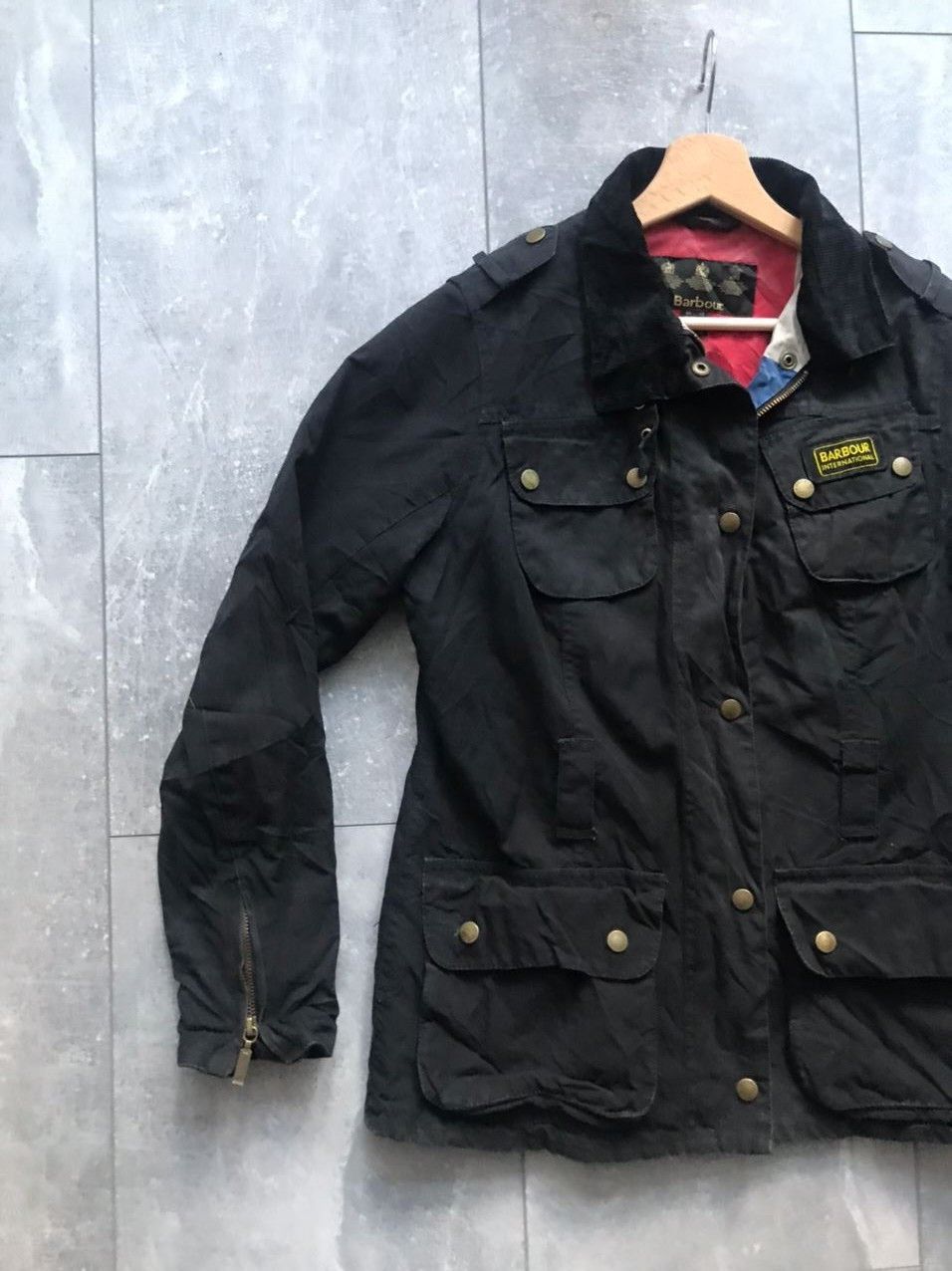 Barbour Barbour International woman waxed cotton England jacket Size M / US 6-8 / IT 42-44 - 3 Thumbnail