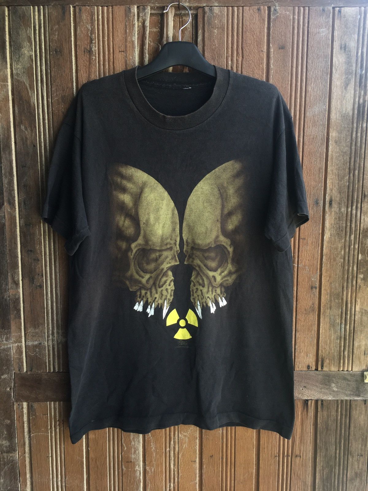 Vintage Rare vintage 90s ART SKULLS BY WILD OUT pop art metallica Size US L / EU 52-54 / 3 - 2 Thumbnail