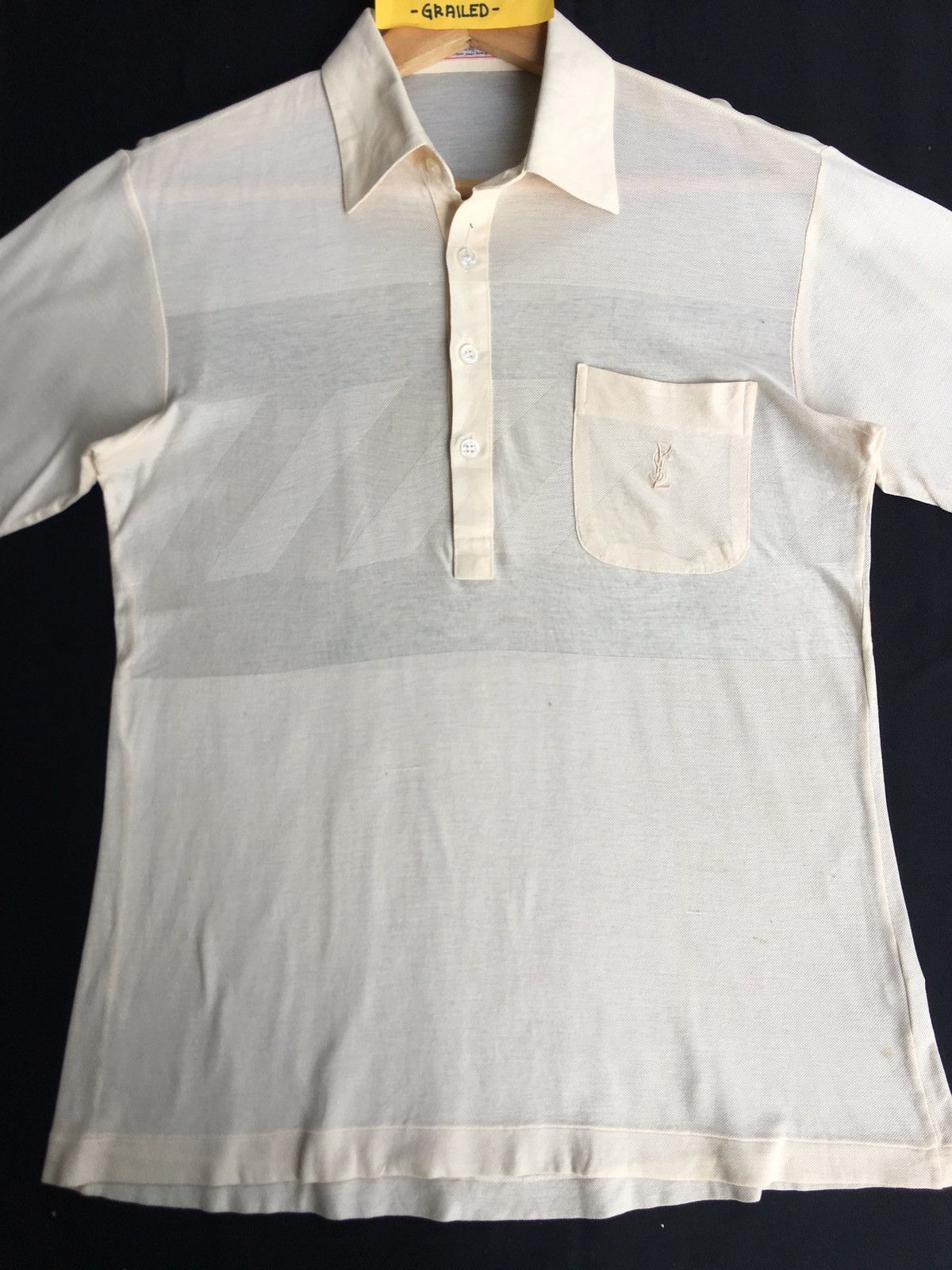 Yves Saint Laurent RARE!! Vintage 90s Yves Saint Laurent YSL Collared Shirt Size US S / EU 44-46 / 1 - 5 Thumbnail