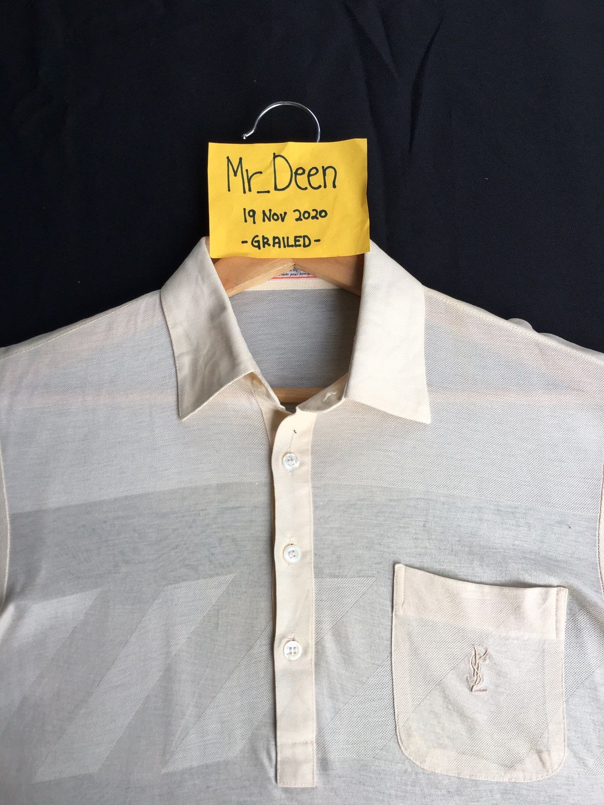 Yves Saint Laurent RARE!! Vintage 90s Yves Saint Laurent YSL Collared Shirt Size US S / EU 44-46 / 1 - 1 Thumbnail