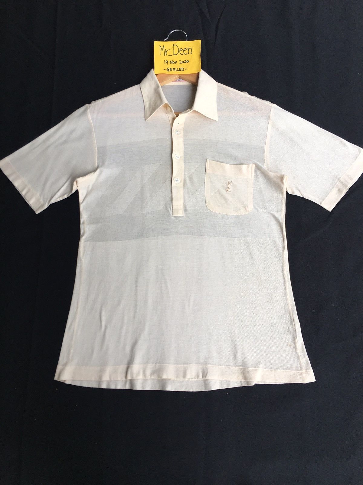 Yves Saint Laurent RARE!! Vintage 90s Yves Saint Laurent YSL Collared Shirt Size US S / EU 44-46 / 1 - 3 Thumbnail