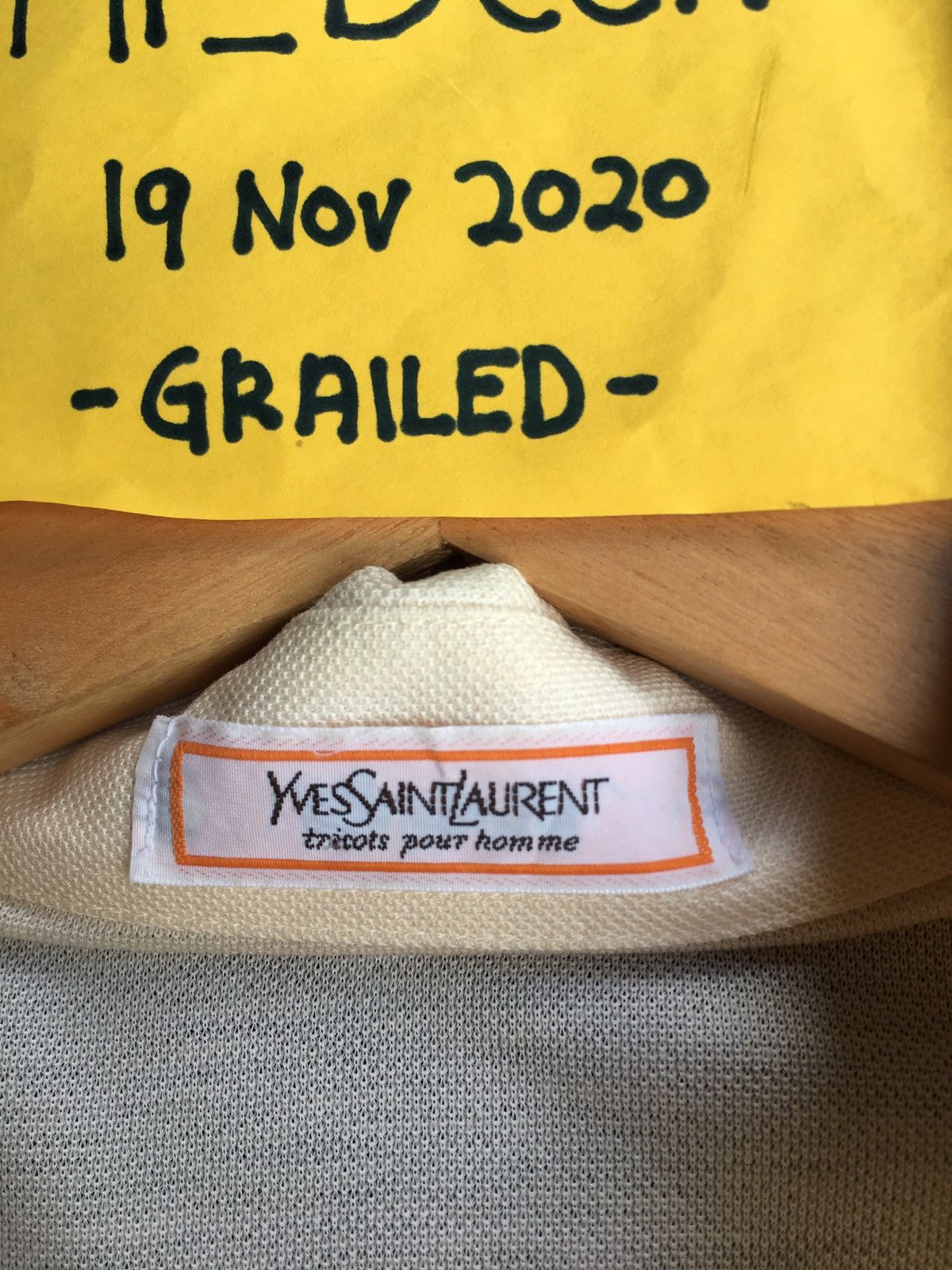 Yves Saint Laurent RARE!! Vintage 90s Yves Saint Laurent YSL Collared Shirt Size US S / EU 44-46 / 1 - 7 Thumbnail