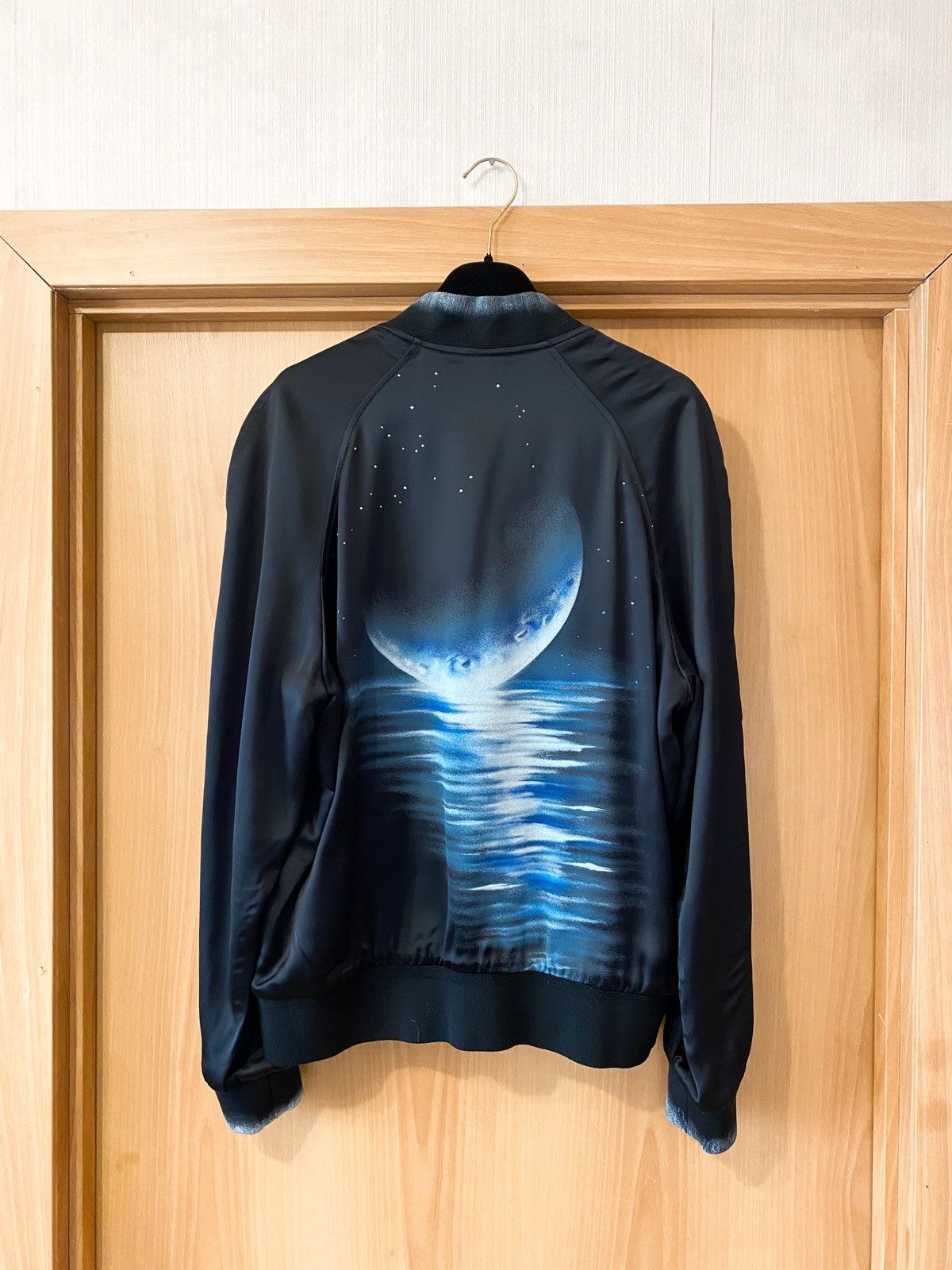 Saint Laurent Paris Moonlight Satin Teddy Bomber Jacket RARE | Grailed