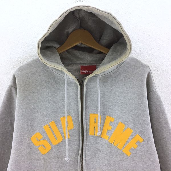 Supreme Supreme Hoodie Zipped Biglogo Spellout Size M | Grailed