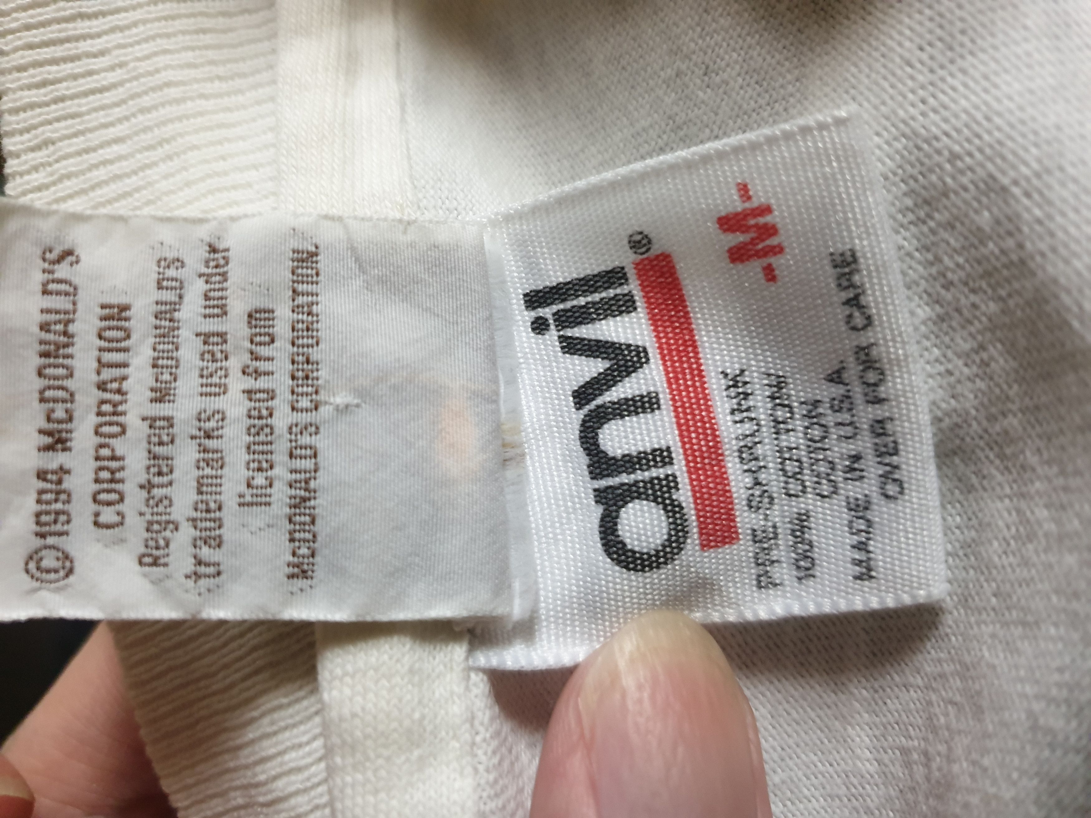 Vintage Vintage 94' McDonald T-Shirt Size US M / EU 48-50 / 2 - 3 Thumbnail