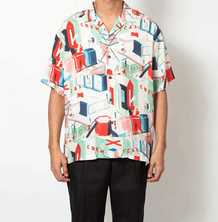 Japanese Brand Son of the Cheese Chem Factory Shirt Size US L / EU 52-54 / 3 - 8 Thumbnail