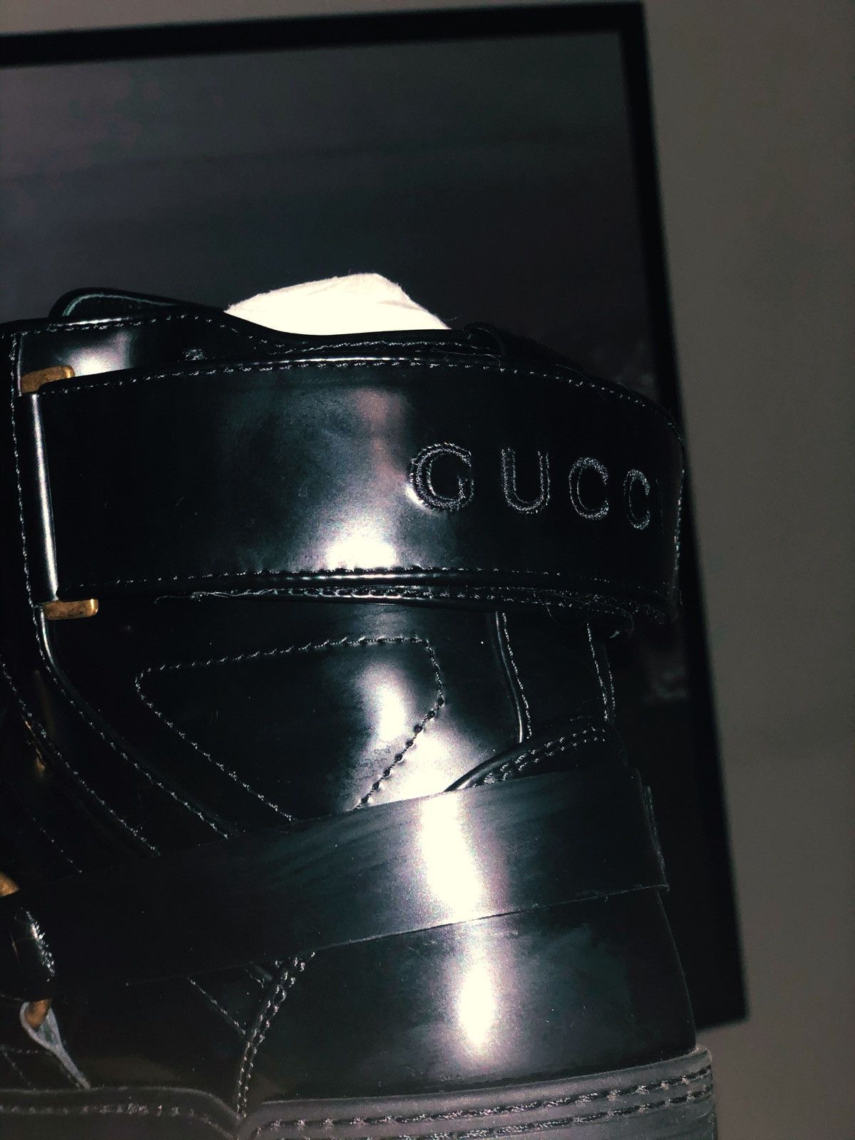 Gucci Gucci Magnum Calf ( Nero ) Size US 10 / EU 43 - 3 Thumbnail