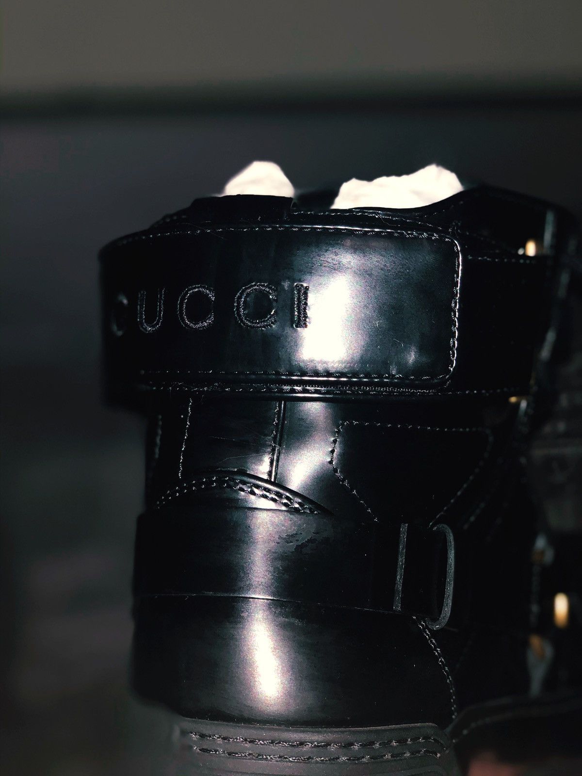Gucci Gucci Magnum Calf ( Nero ) Size US 10 / EU 43 - 4 Thumbnail