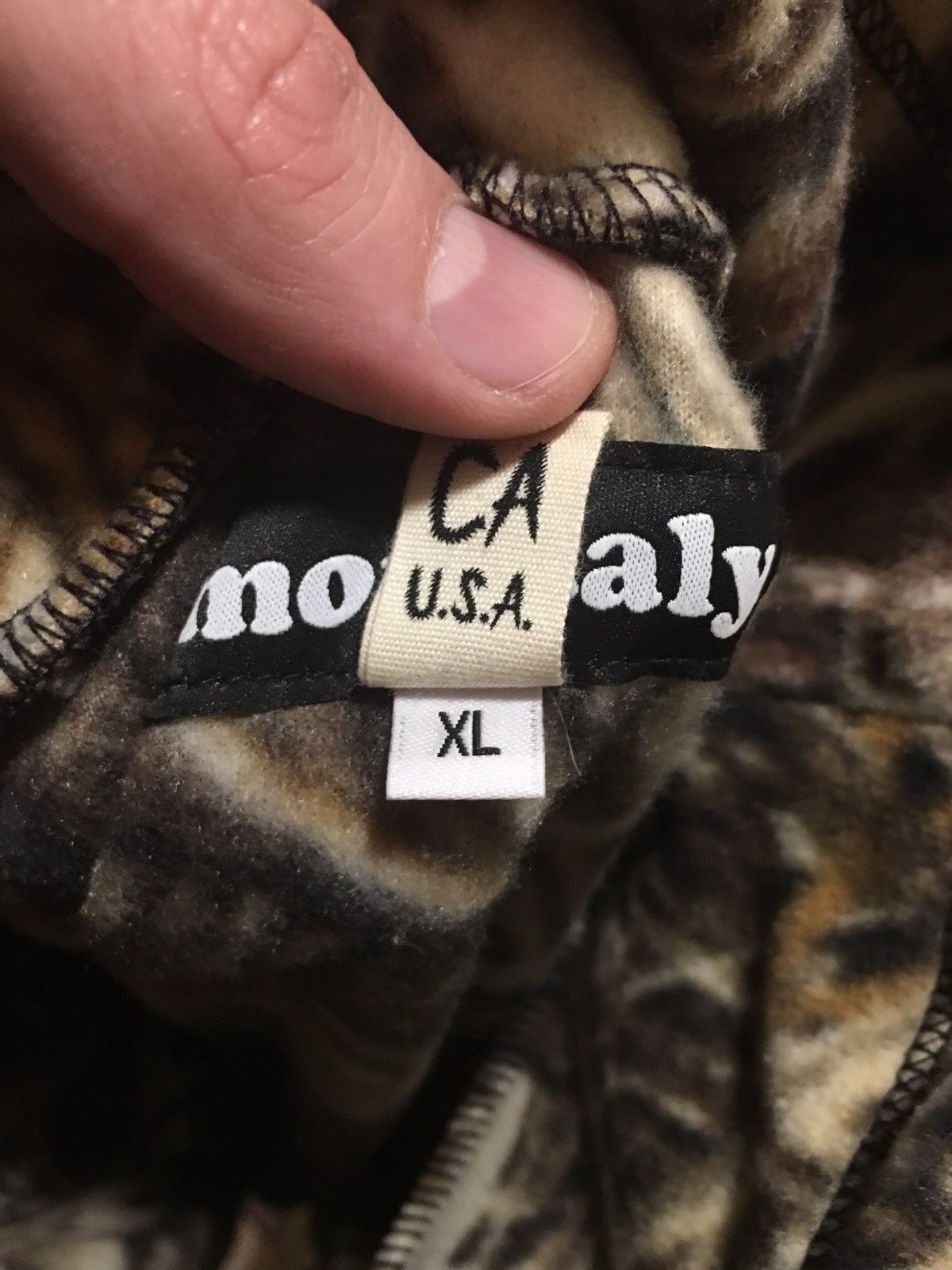 Monitaly Monitaly Kog Risu Mock Neck Fleece Pullover Woodland Camo Size US XL / EU 56 / 4 - 2 Thumbnail
