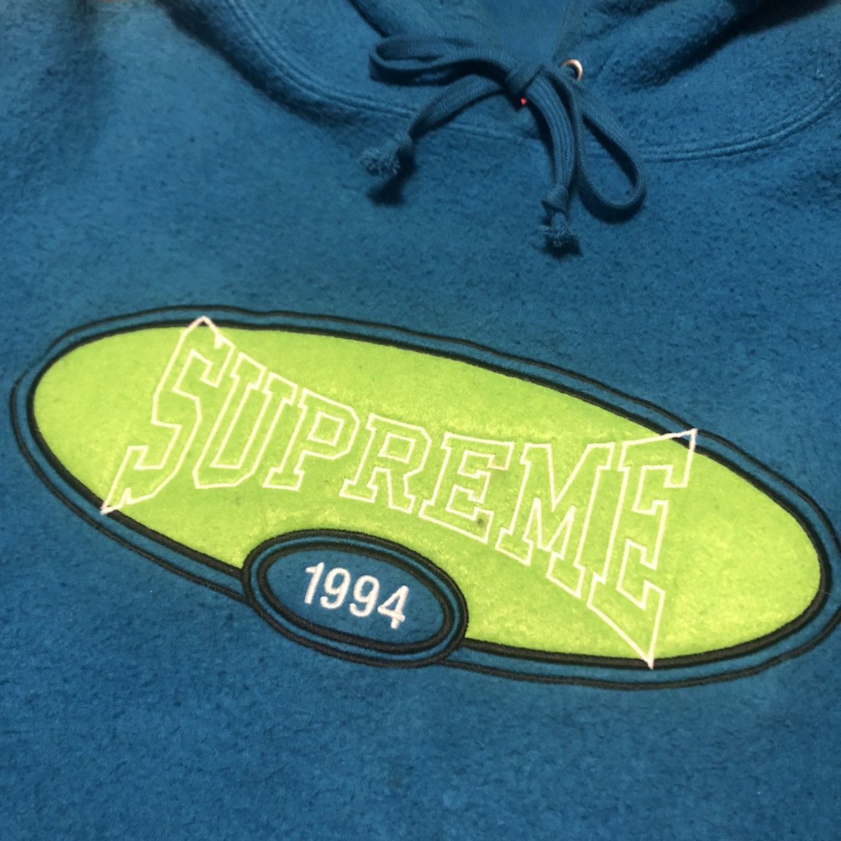Supreme reverse fleece hoodie ss18 2025
