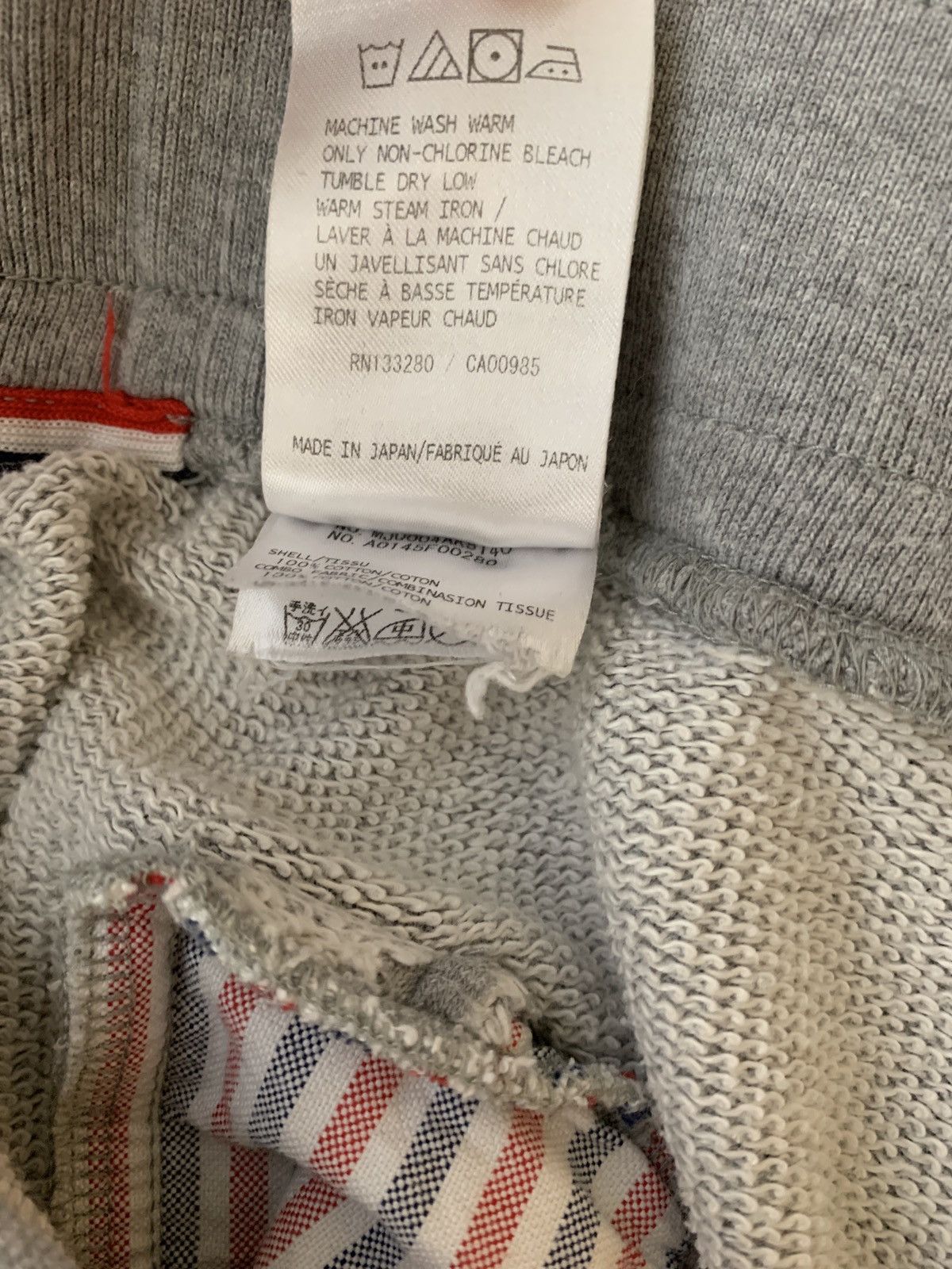 Thom Browne Thom Browne 4 Bar Sweatpants Size US 30 / EU 46 - 8 Thumbnail