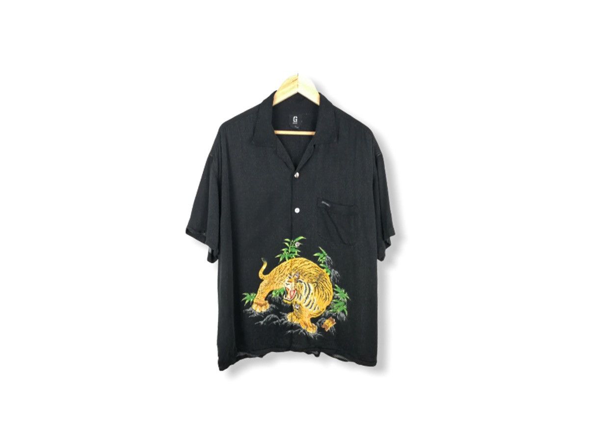 GUESS ANIMAL PRINT CASUAL SHIRT