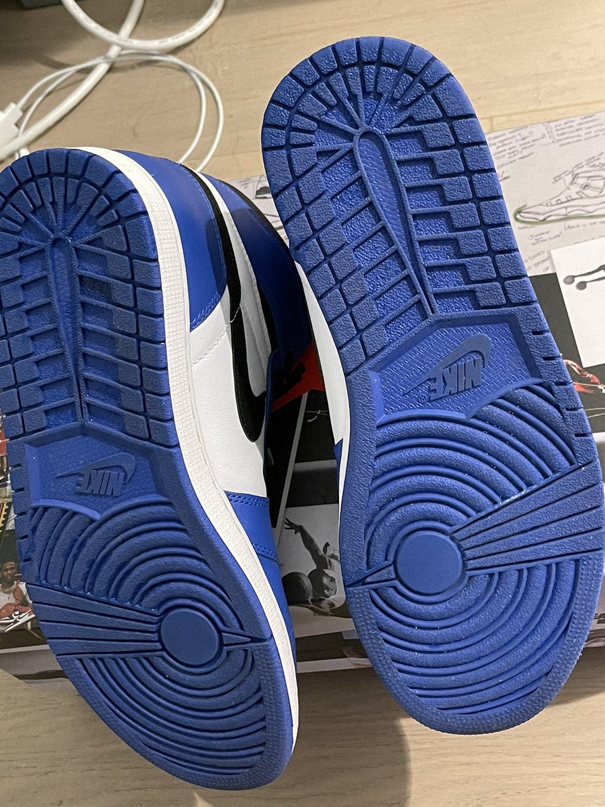 Jordan Brand × Nike Air Jordan 1 Retro High OG Game Royal 2018 Size US 10.5 / EU 43-44 - 10 Thumbnail