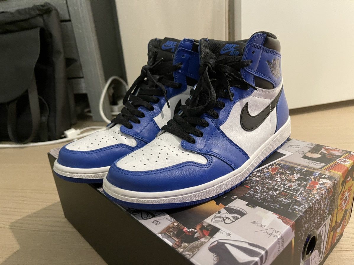 Jordan Brand × Nike Air Jordan 1 Retro High OG Game Royal 2018 Size US 10.5 / EU 43-44 - 6 Thumbnail