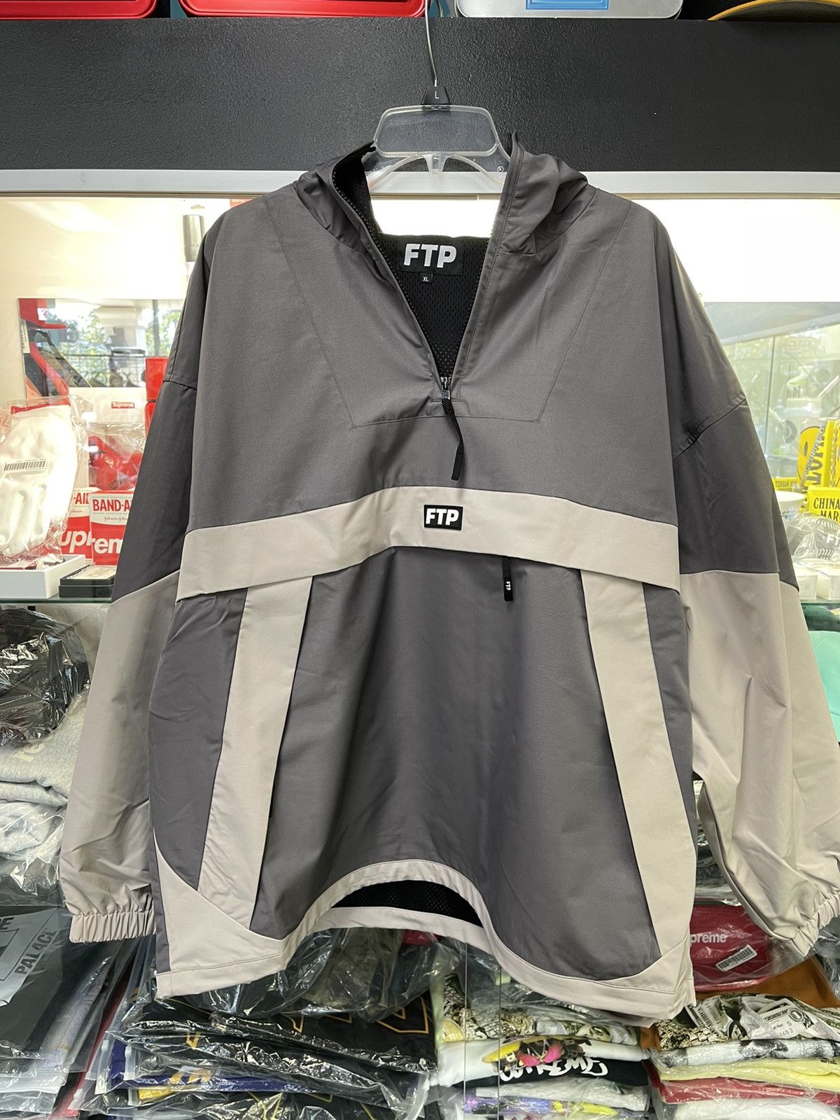 FTP Two Tone Waterproof Anorak グレー FTP Two Tone Waterproof Anorak グレー