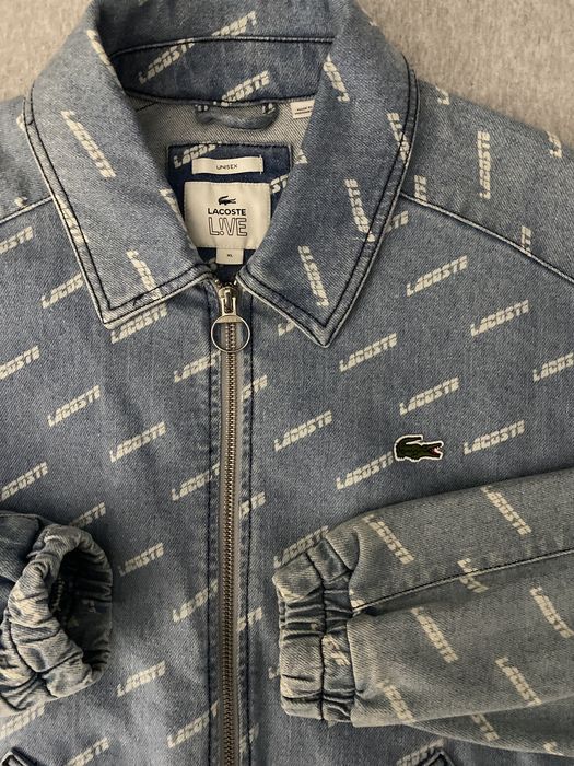 Lacoste Lacoste Live Zip Denim Jacket Grailed