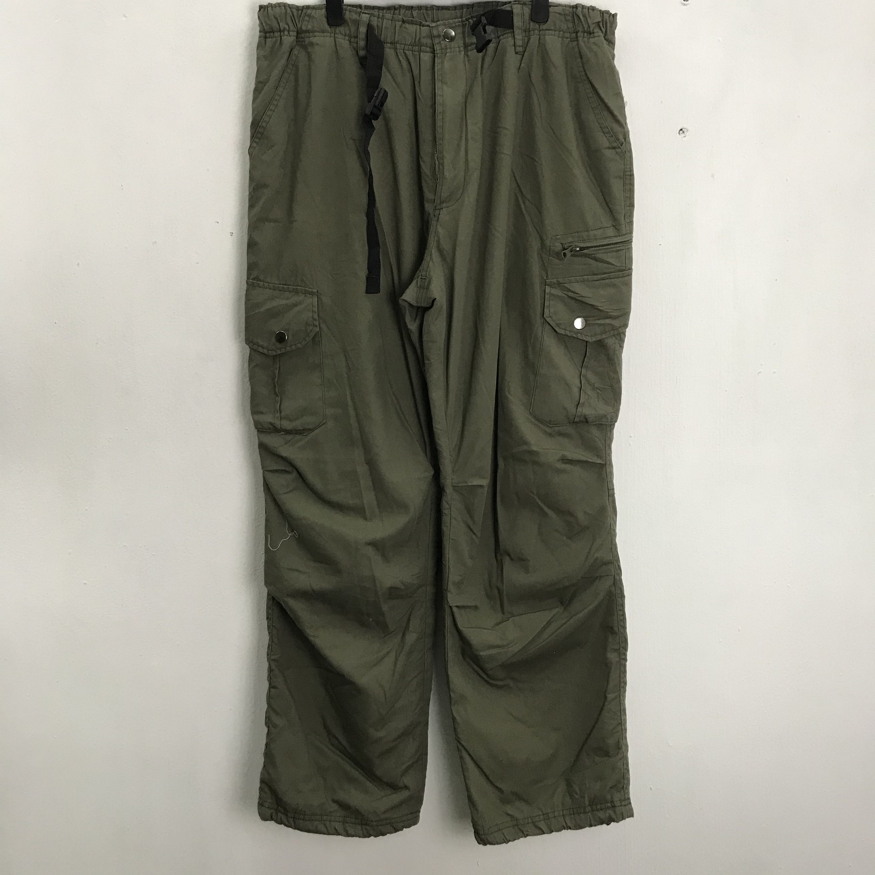 JAPAN GREEN MULTIPOCKET TACTICAL CARGO PANTS #134