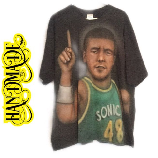 Gildan Froggy Fresh OOAK Airbrush T-shirt 2XL Krispy Kreme Size US XXL / EU 58 / 5 - 1 Thumbnail