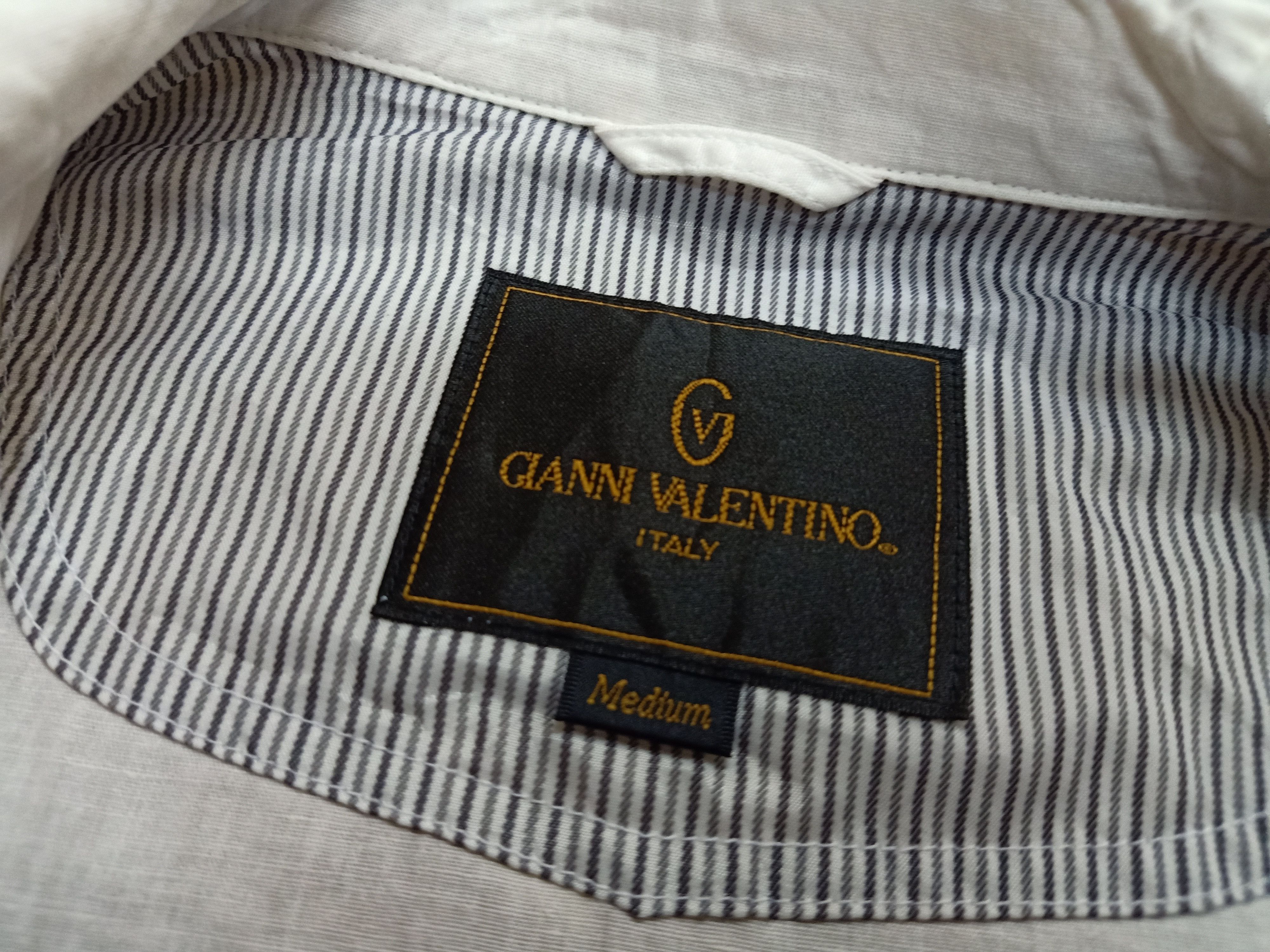 Gianni Valentino × Valentino GIANNI VALENTINO Italy Vintage White Gray Jacket Size US M / EU 48-50 / 2 - 7 Thumbnail